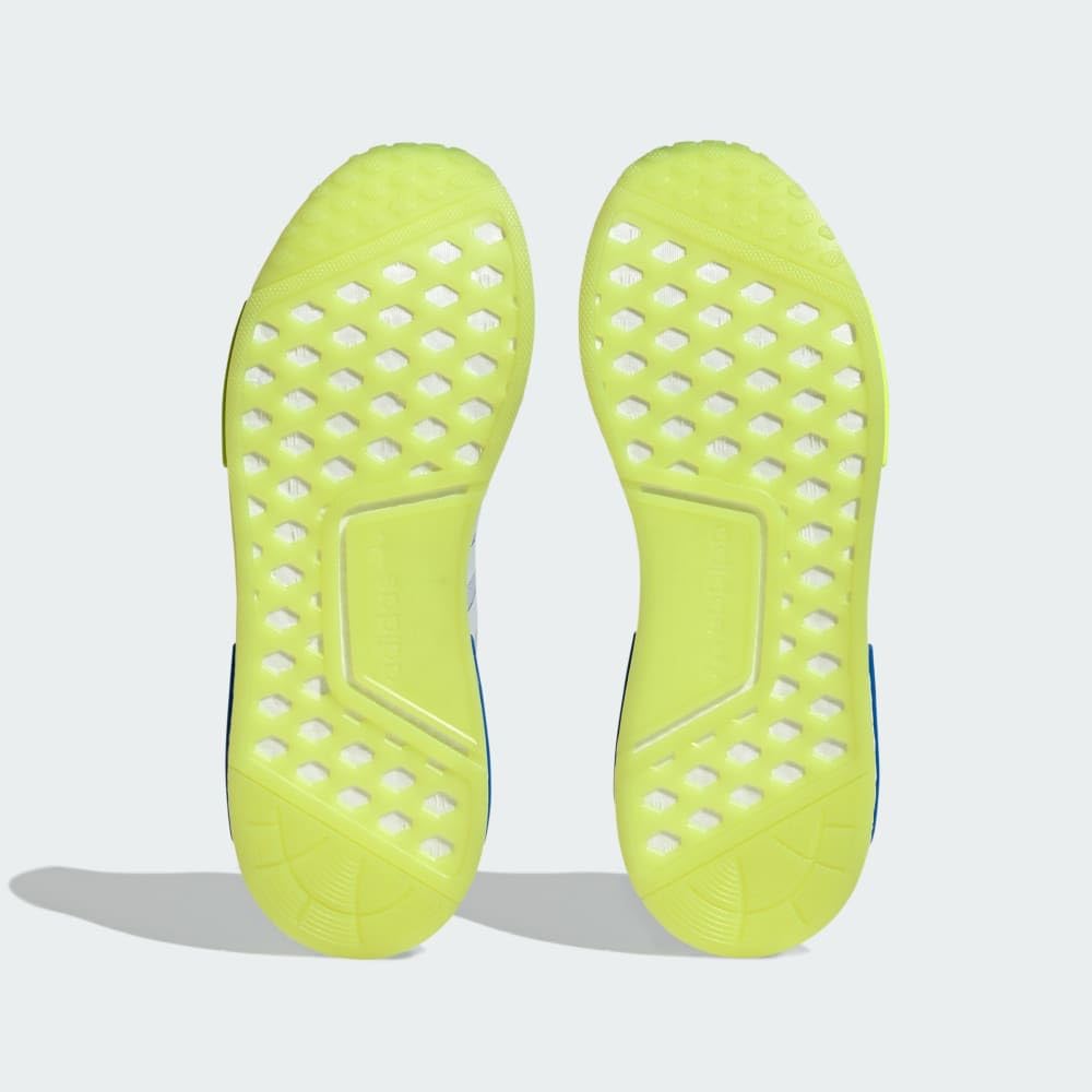 adidas Men's NMD R1 Running Shoes - Light Blue & Black Primeknit Sneakers for Jogging, Gym Workouts & Streetwear Fashion