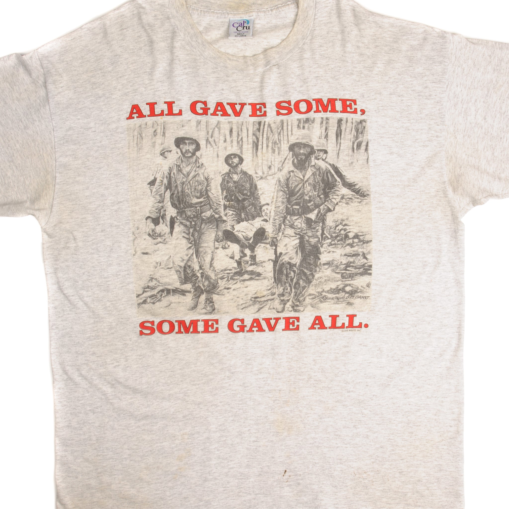 Vintage US Military T-Shirt Size XL - 100% Cotton Authentic Military Style Tee - Made in USA - Perfect for Casual Wear, Outdoor Activities & Patriotic Events