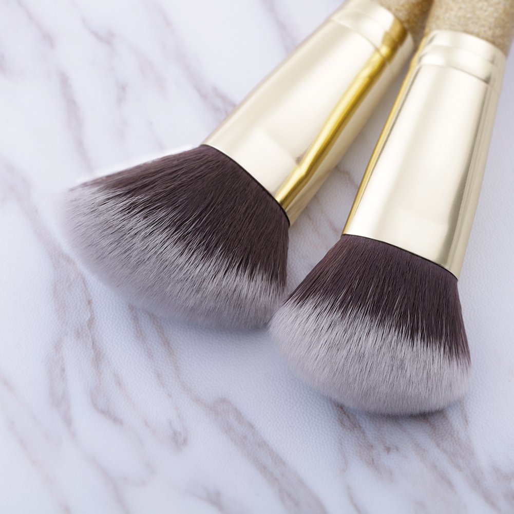 DUcare Professional Makeup Brush Set with Dual-Ended Brushes & Makeup Brush Cleaner - Perfect for Travel, Home, and Salon Use