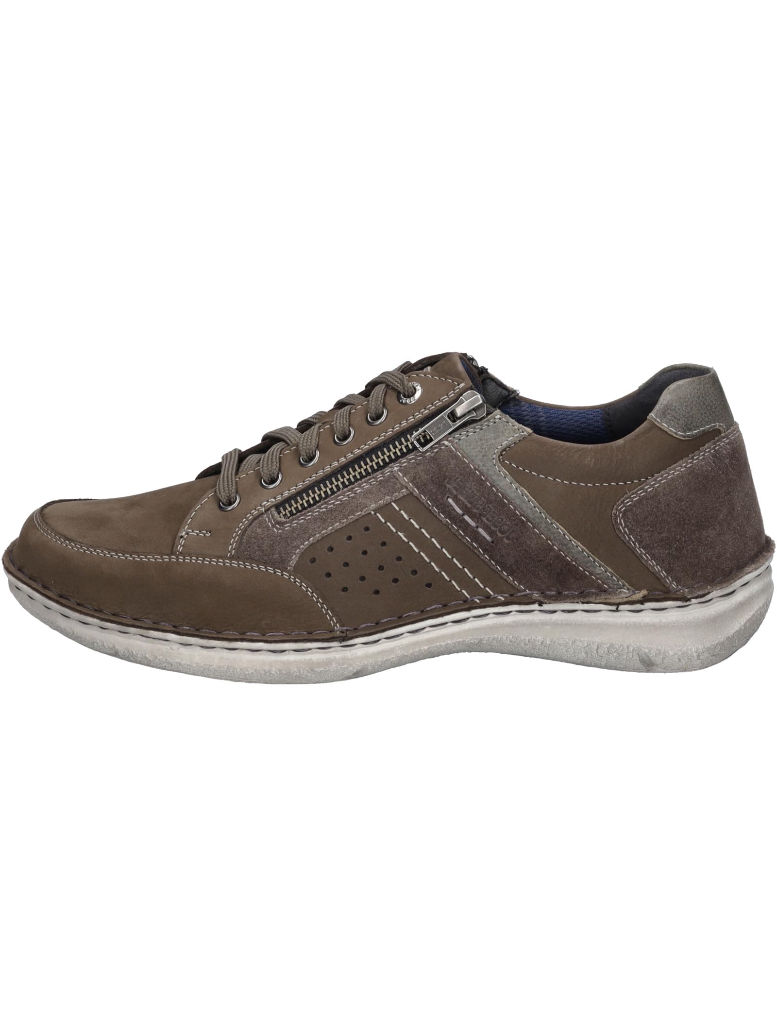 Josef Seibel Men's Derby Shoes - Classic Leather Slip-On Loafers for Business & Casual Wear - Comfortable & Stylish Footwear for Office, Travel & Everyday Use