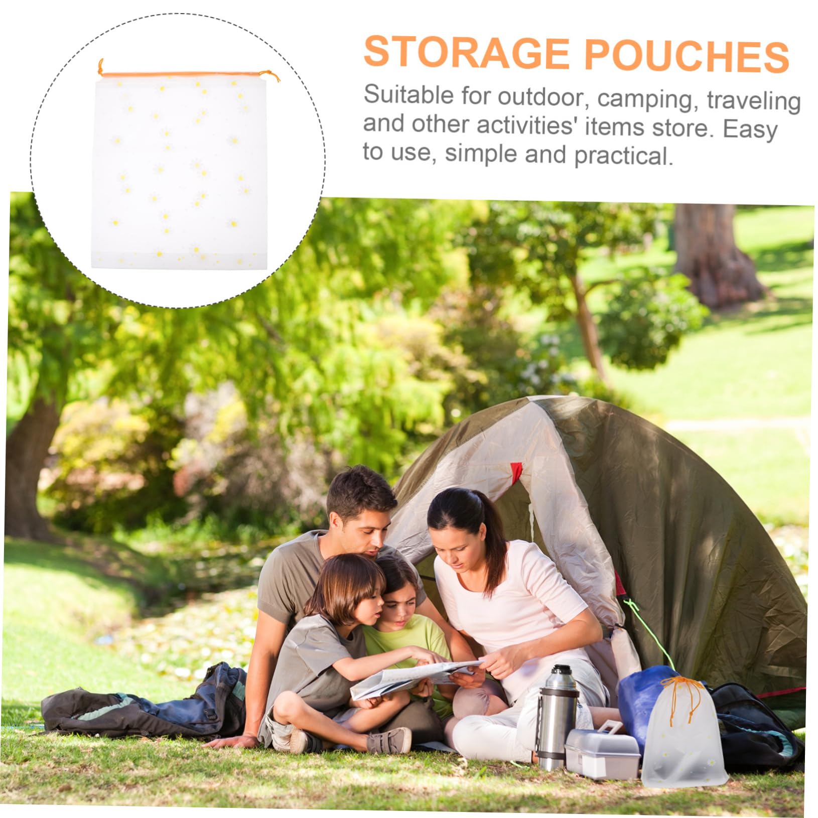 WOONEKY Vacuum Storage Bags for Bedding & Clothes - Clear PVC Zipper Sealer Bags, Space-Saving Organizer for Travel, Seasonal Storage & Home Organization