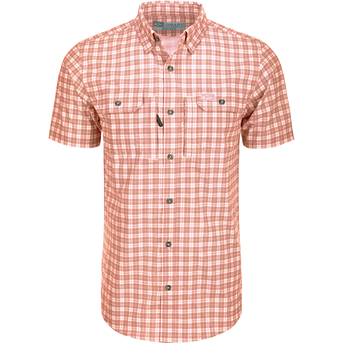 Hunter Creek Check Plaid Short Sleeve Shirt for Men - Casual Button Down Shirt with Comfortable Fit - Perfect for Outdoor Activities, Work & Everyday Wear