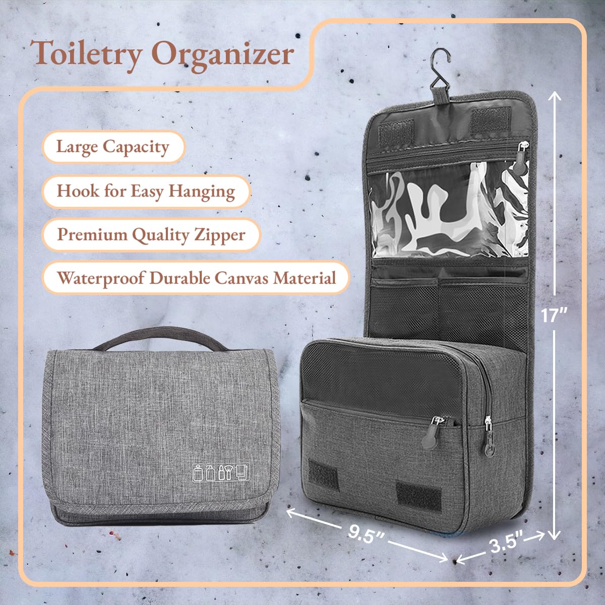 Luxury Spa Travel Gift Box for Women - Organic Natural Mini Toiletries Set, Honeymoon & Vacation Essentials, Bridesmaid Gifts, Postpartum Care, Hospital Recovery & Self Care Package | Perfect for Travel, Spa Days, Bridal Showers & Get Well Soon Gifts