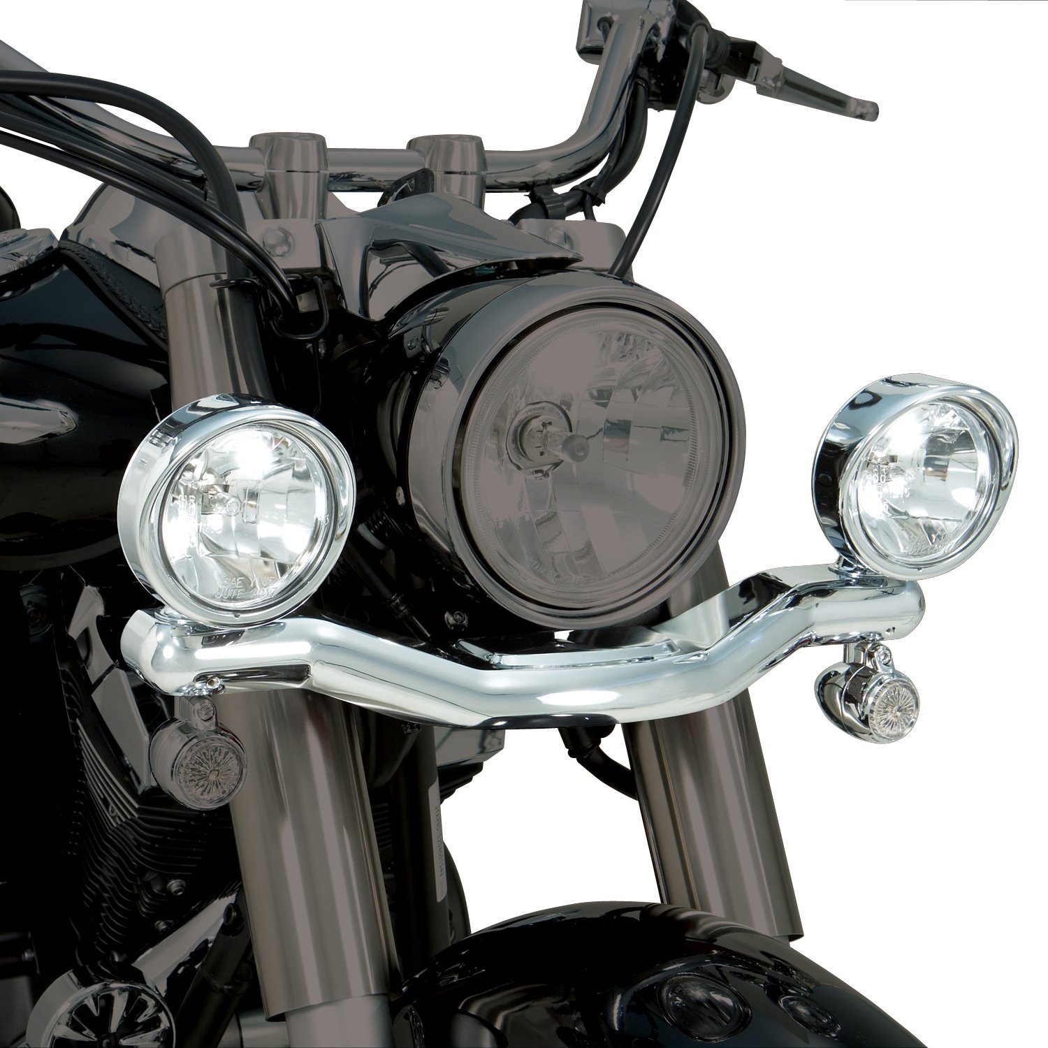 Chrome Contour Driving Light Bar Kit - Off-Road & Night Driving