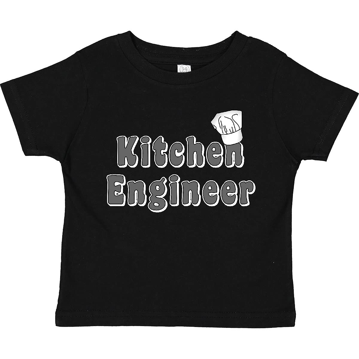 Inktastic Kitchen Engineer Gray Toddler T-Shirt - Cute Science-Themed Outfit for Toddlers | Perfect for Playdates, Daycare & Family Photos