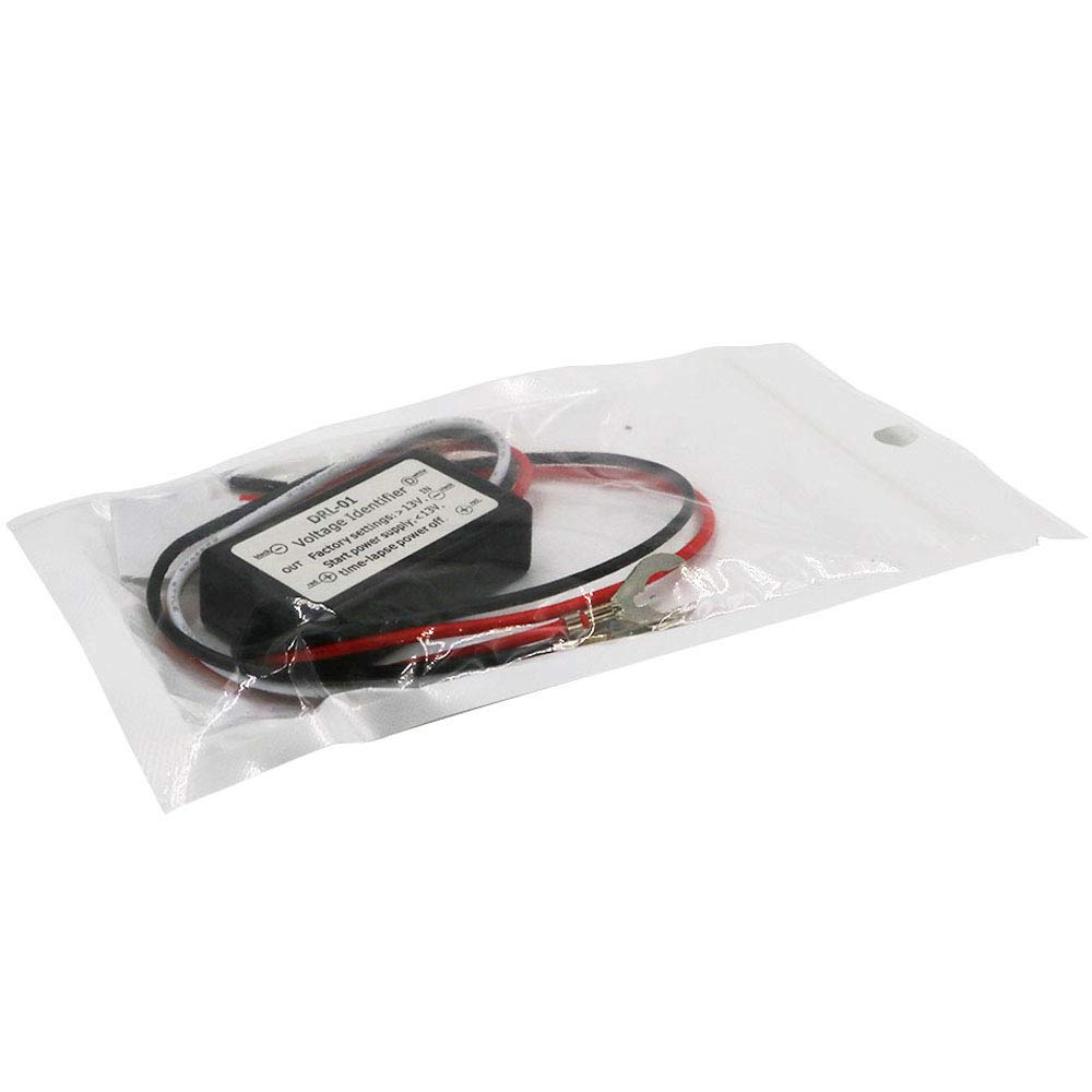 YSY 2PCS DRL Controller for Auto Car LED Daytime Running Lights - 12-18V Relay Harness with Dimmer On/Off Switch - Compatible with Fog Lights (DRL-01) | Perfect for Enhanced Vehicle Safety & Style in Day/Night Driving