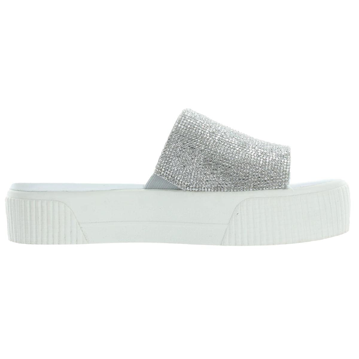 Jessica Simpson Women's Ezira Open Toe Embellished Flatform Sandals - Comfortable Summer Beach Wedding Shoes for Women, Perfect for Parties, Vacations and Casual Outfits