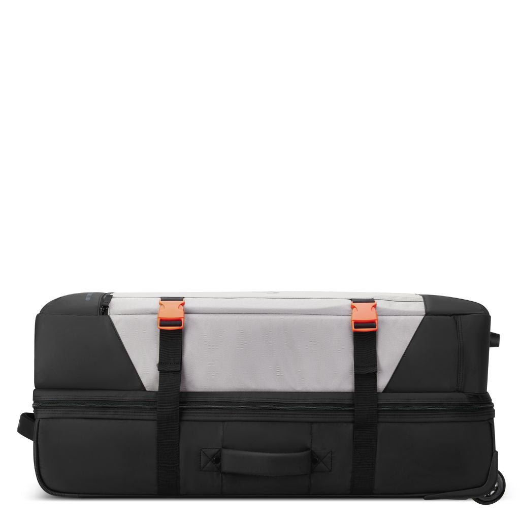 Jeep 2 Wheel 32.5 Inch Rolling Duffle Bag - Black Travel Luggage for Camping, Gym & Weekend Getaways | Heavy Duty Spinner Suitcase with Smooth Wheels