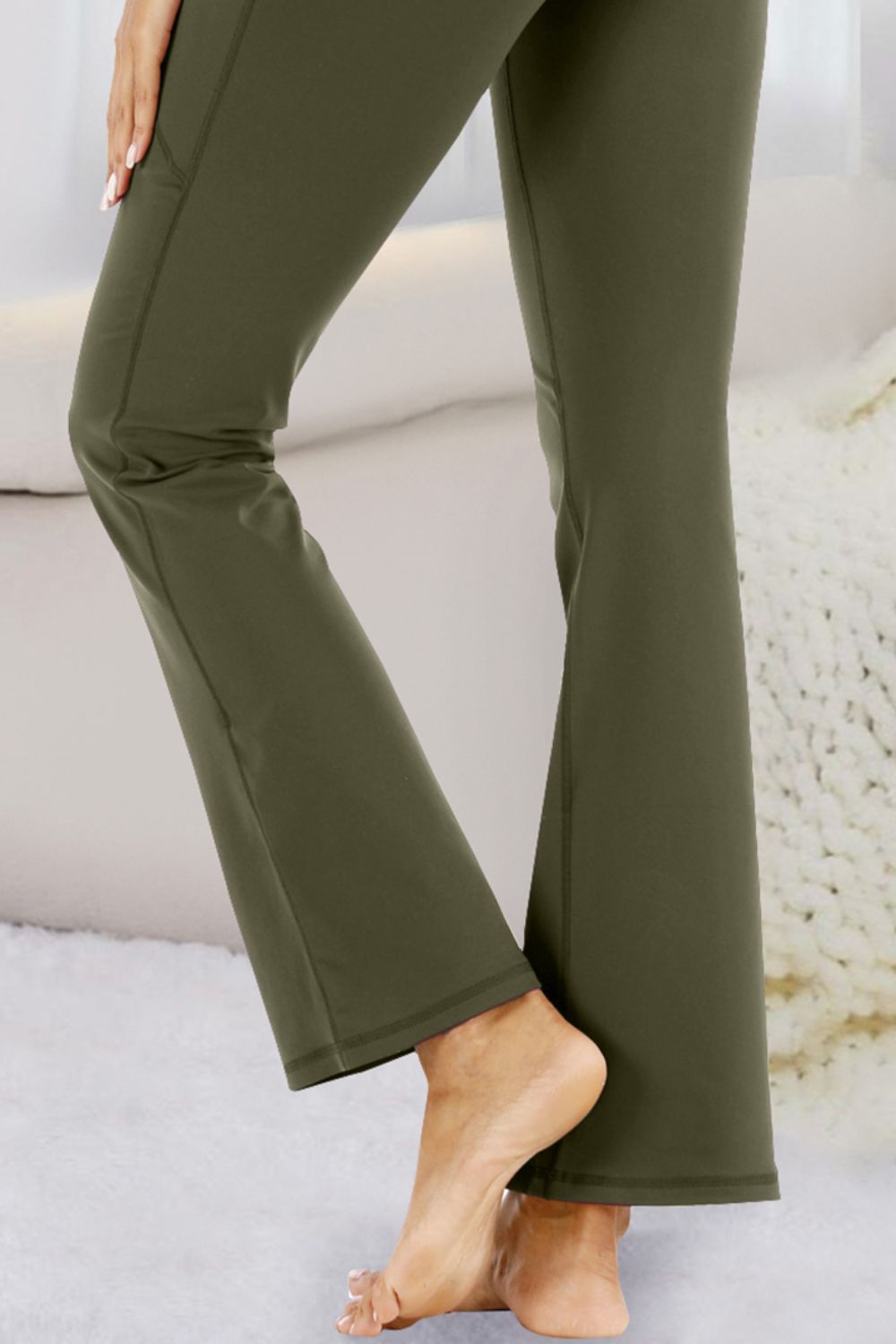 High Waist Yoga Pants with Pockets - Women's Workout Leggings for Running, Gym & Lounge | Moisture-Wicking & Stretchy Activewear