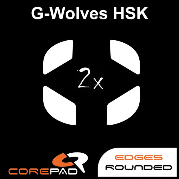 Corepad Skatez Mouse Feet for G Wolves HSK - Ultra Smooth Gliding Feet for Gaming Mice - Perfect for FPS, MOBA, and Esports Gaming