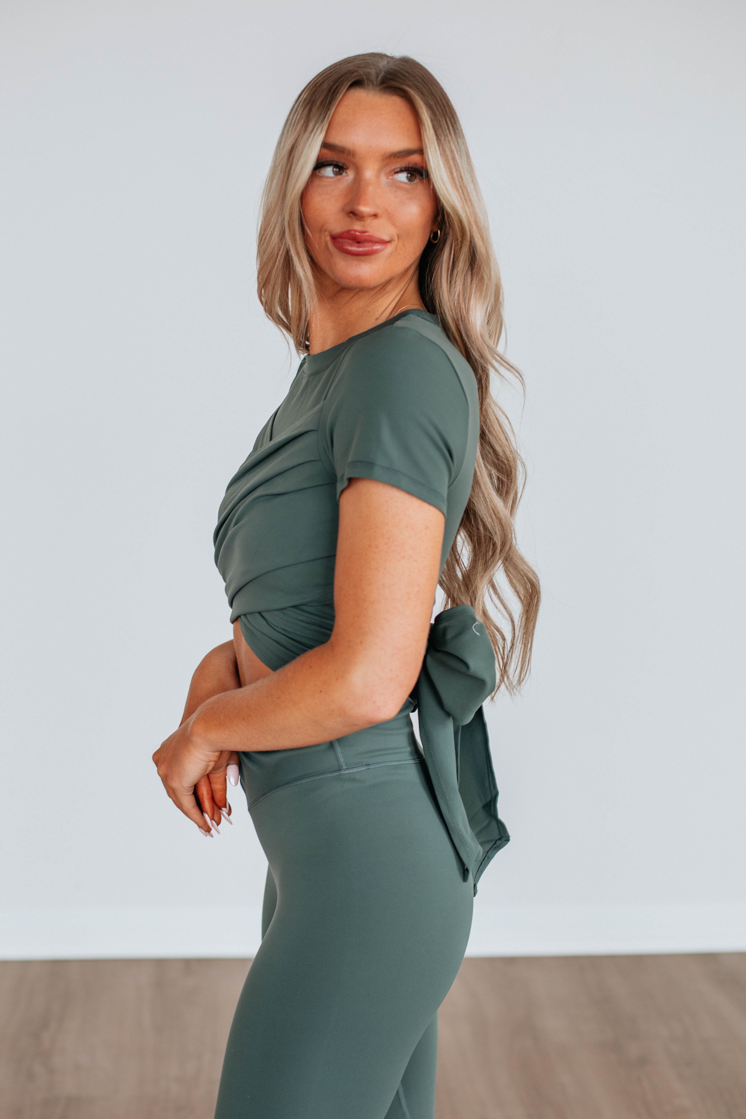 Alita Women's Twist Front T-Shirt - Soft Casual Short Sleeve Top for Everyday Wear | Perfect for Work, Dates & Weekend Outfits