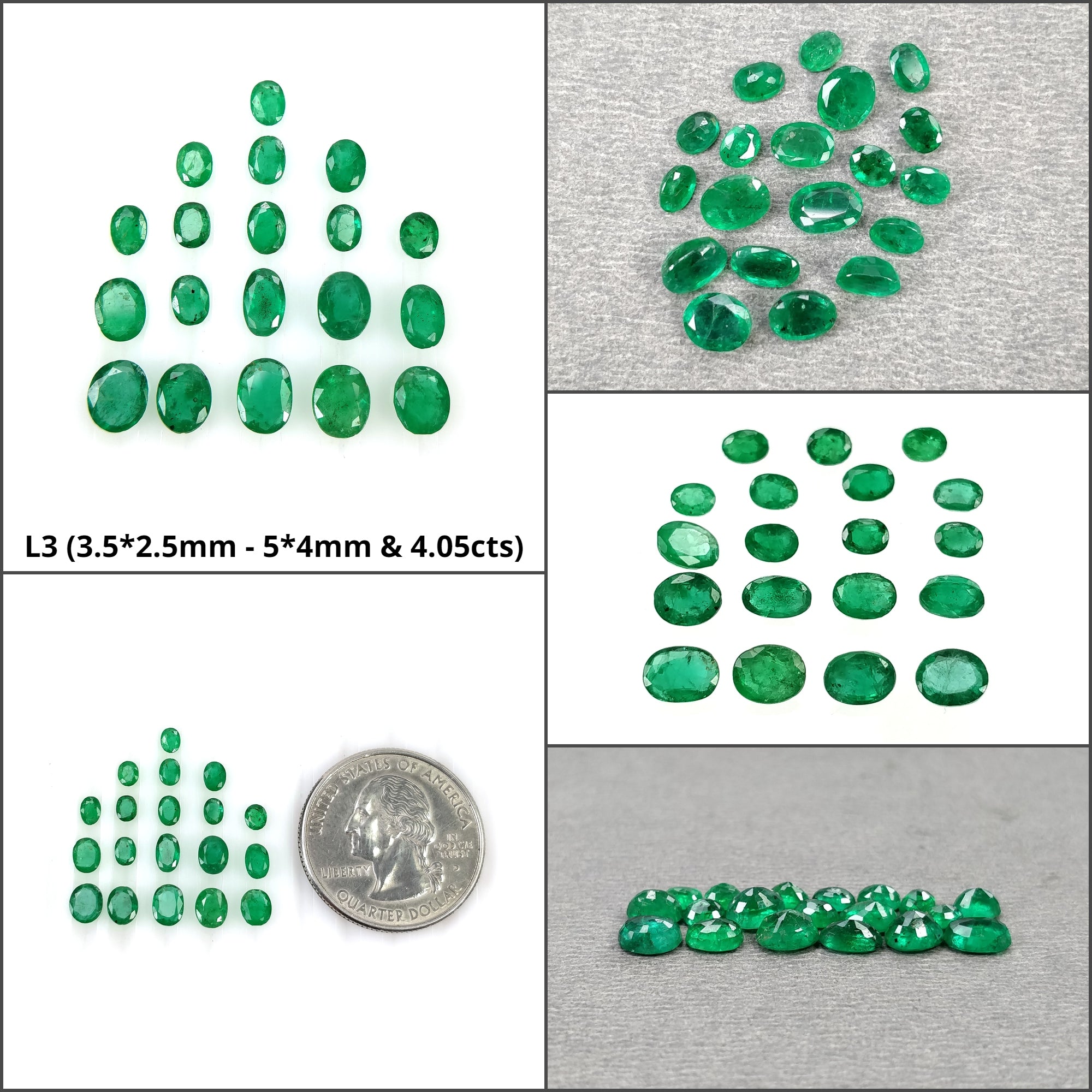 Natural Untreated Green Emerald Gemstone - Oval Cut for Rings, Necklaces & Jewelry Making | High-Quality Loose Emeralds for Engagement & Wedding Jewelry