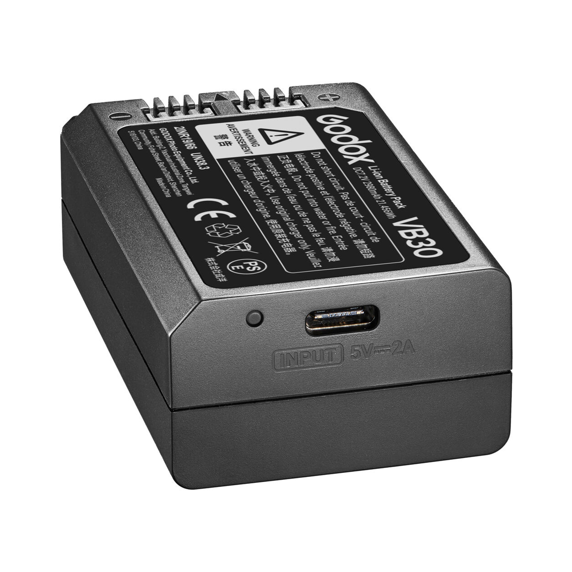 Godox VB30 Rechargeable Battery for V1Pro Flash Head - Compatible with Godox V1Pro Speedlite - Perfect for Photography, Studio Lighting & On-Location Shoots