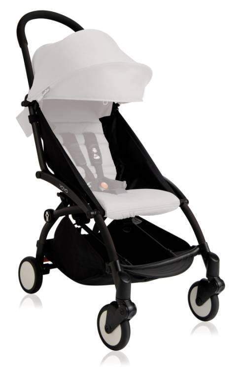 Stokke YOYO+ Lightweight Travel Stroller Frame - Black | Compact Foldable Baby Stroller for Air Travel & City Walks