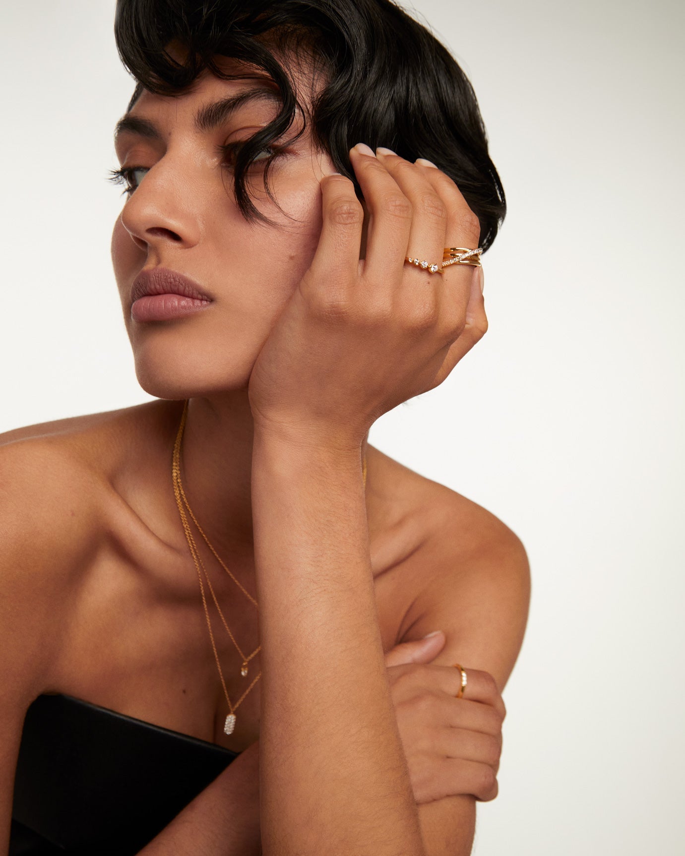 Spark Gold Ring for Women - Elegant 14K Gold Plated Minimalist Ring - Perfect for Everyday Wear, Gifts & Special Occasions