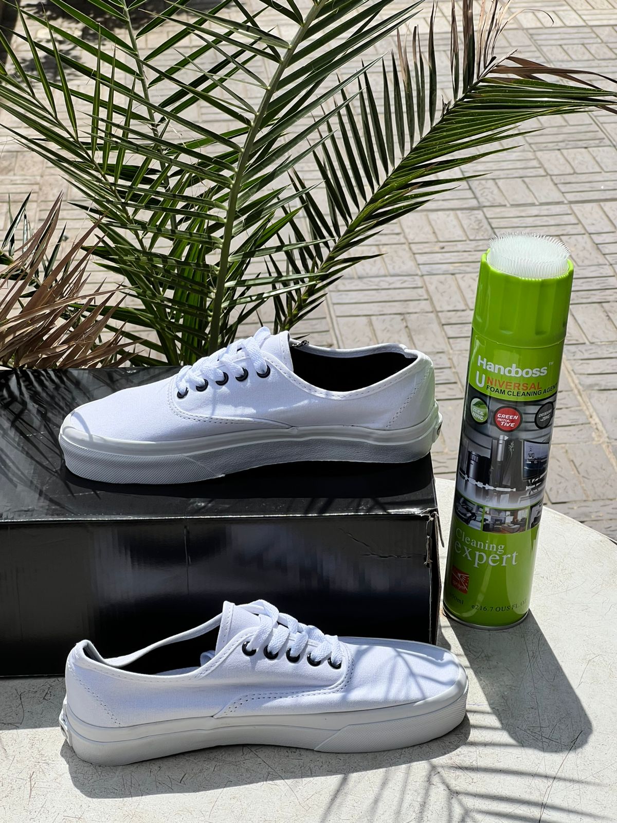 Vans Classic White Canvas Sneakers for Men & Women - Comfortable Casual Shoes for Walking, Skateboarding & Everyday Wear