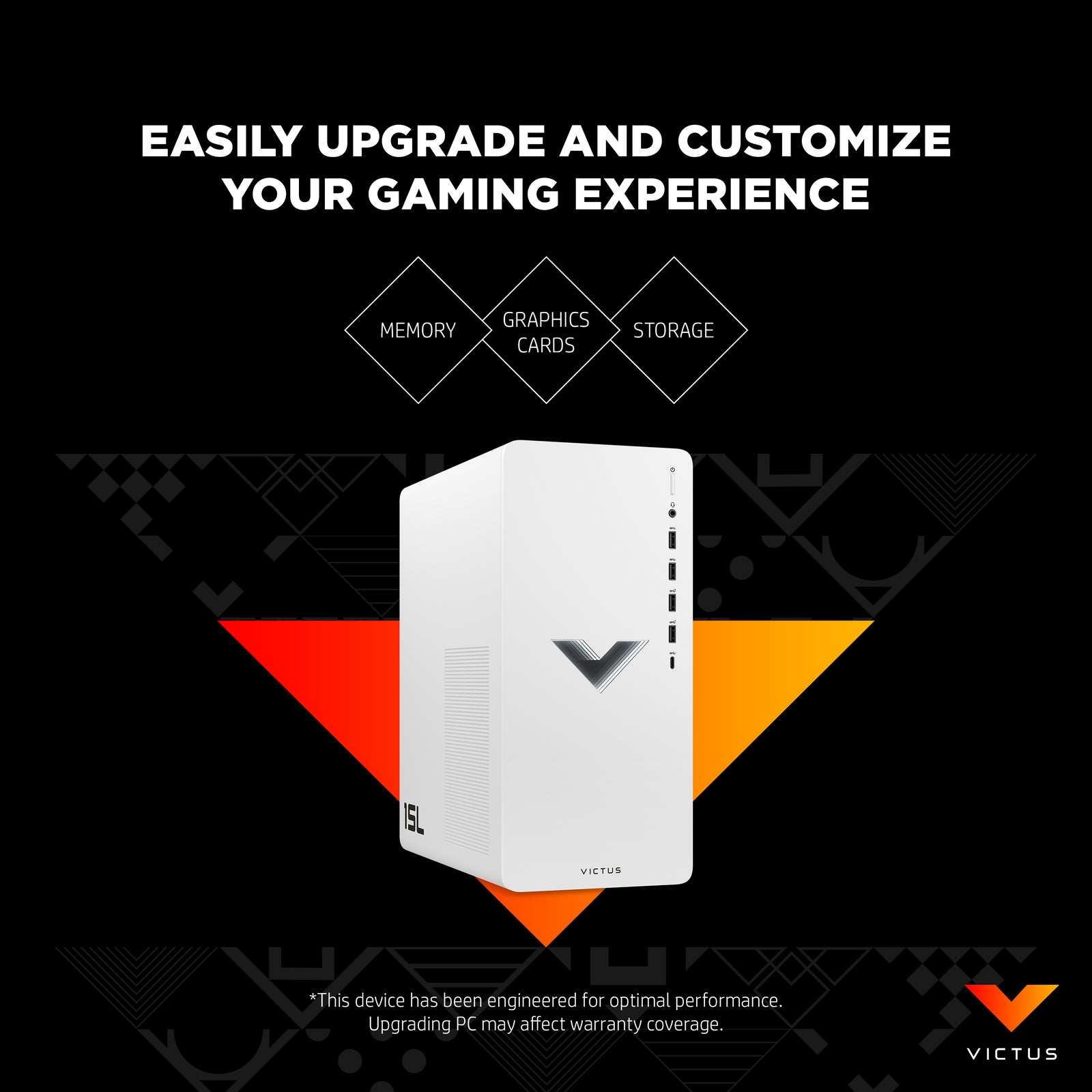 Victus by HP 15L Gaming Desktop TG02-0055t - Intel Core i5, 16GB RAM, 512GB SSD, Intel Arc A380 - Windows 11 Home - Powerful Gaming PC for Esports & Streaming