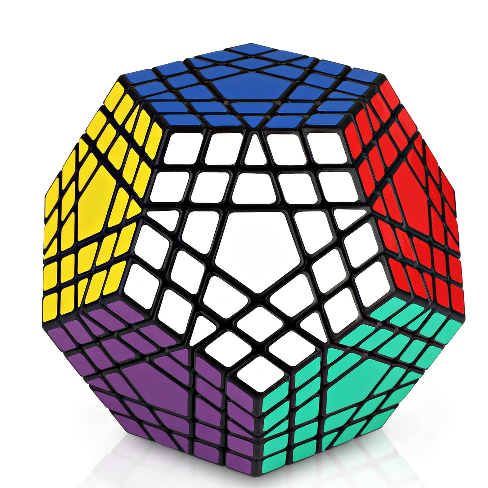 Ganowo Megaminx Speed Cube 5x5 Puzzle - Brain Teaser Game for Kids & Adults
