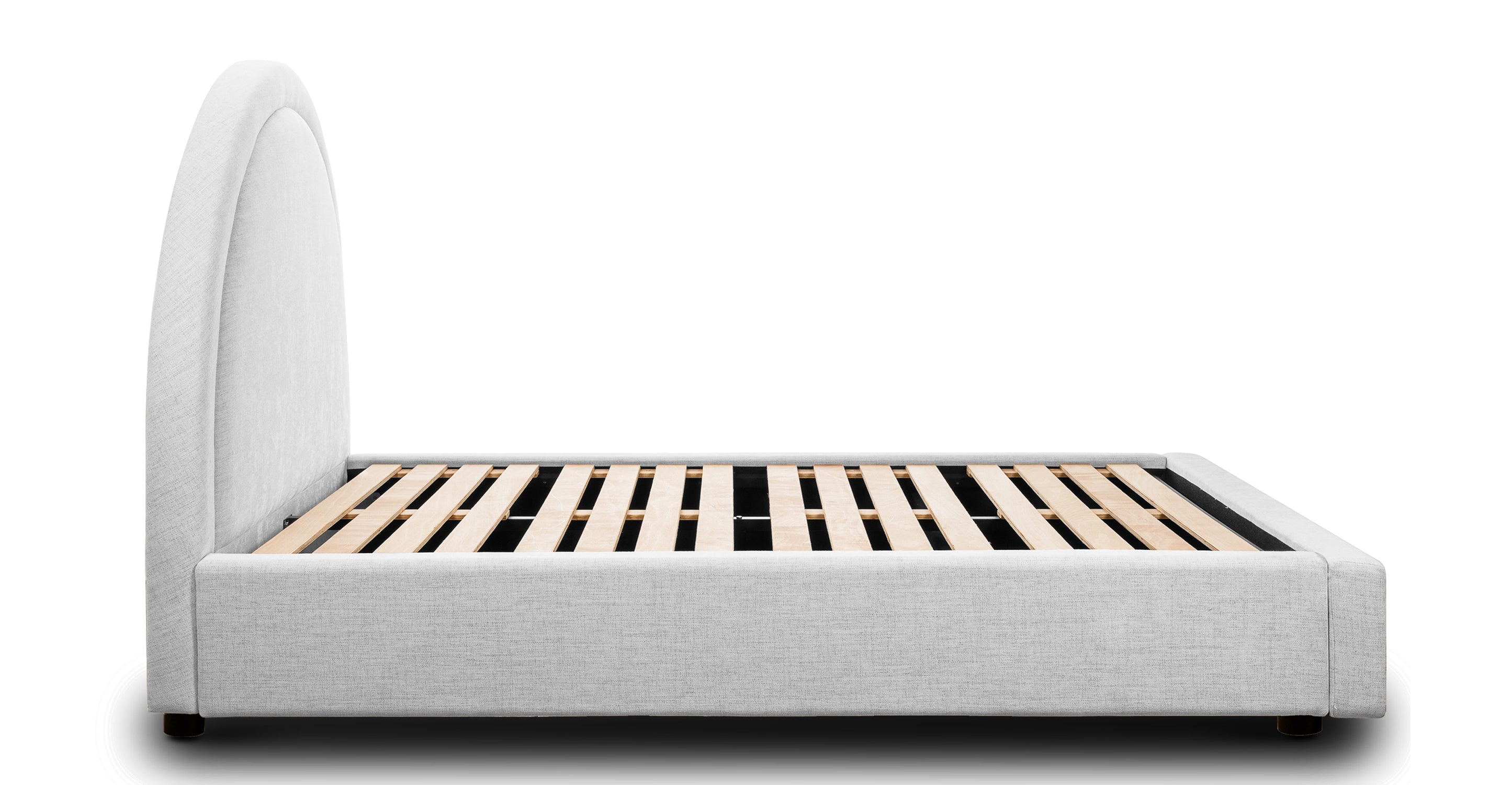 Luna Storage Bed with Underbed Drawers - Queen Size Platform Bed Frame with Hidden Storage for Small Spaces - Perfect for Bedroom, Guest Room, and Apartment Organization