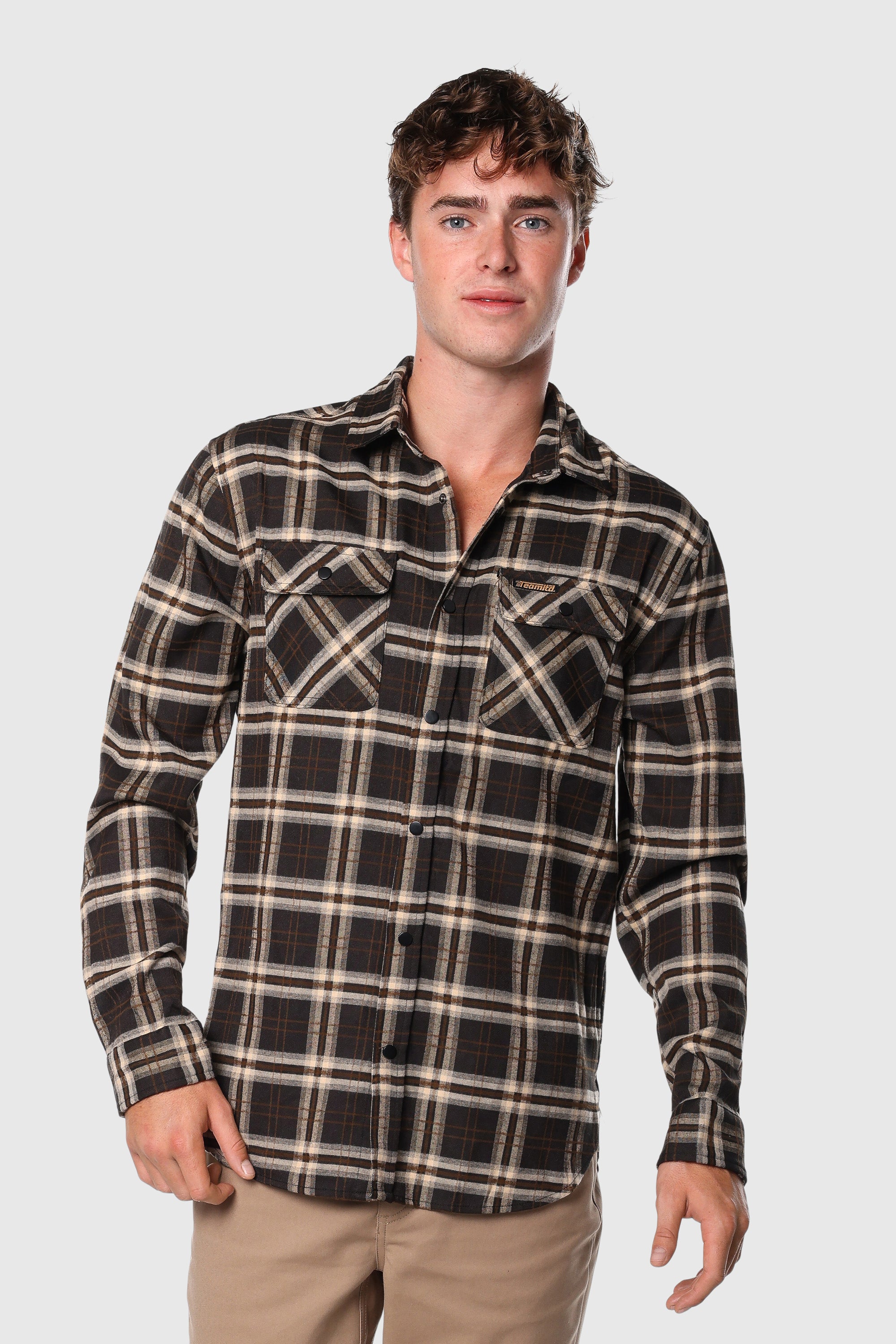Premium Campfire Flannel Shirt for Men - Soft & Durable Outdoor Plaid Shirt - Perfect for Camping, Hiking & Fall Adventures