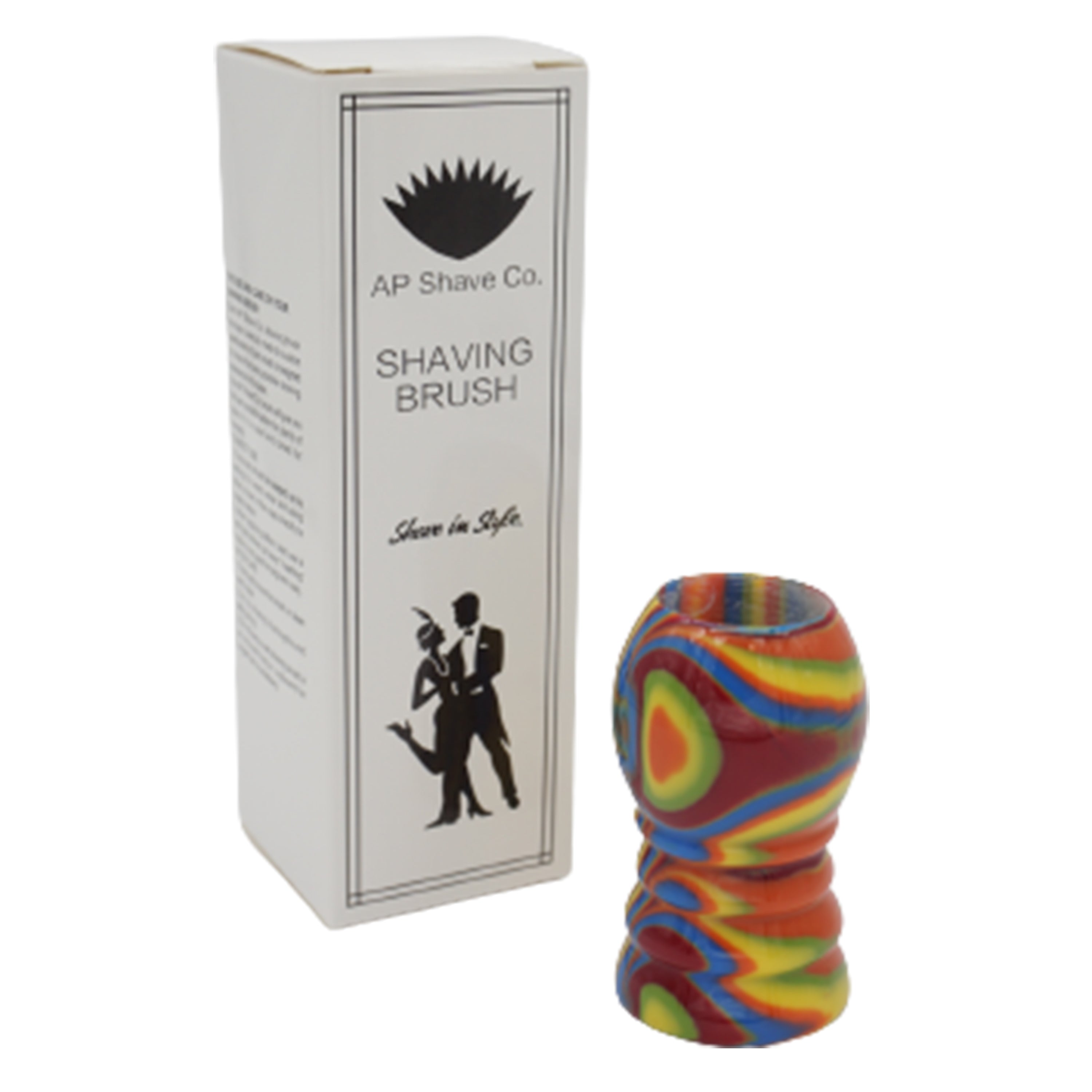 Premium Handcrafted Disco Shaving Brush Handle - Fits 20mm & 22mm Knots - Perfect for Wet Shaving & Grooming Gifts