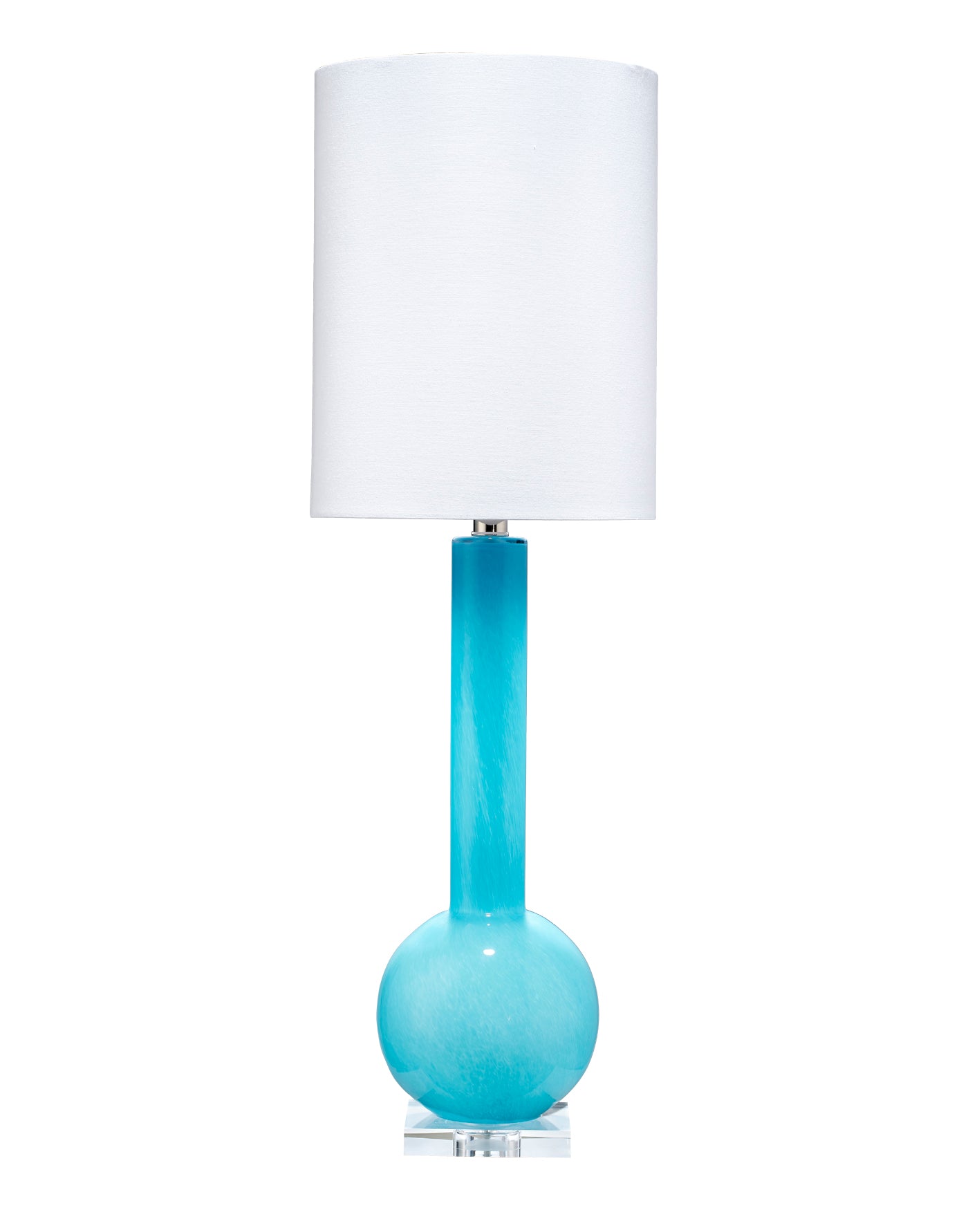 Blue Studio Table Lamp - Modern LED Desk Light for Home Office, Bedroom & Reading - Dimmable Task Lighting with Adjustable Brightness
