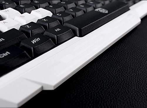 UniFire V60 Waterproof 2.4G Wireless Gaming Keyboard and Mouse Combo with Adjustable DPI - Ergonomic Design for PC, Laptop, Mac - Perfect for Gaming, Office Work & Home Use (White)