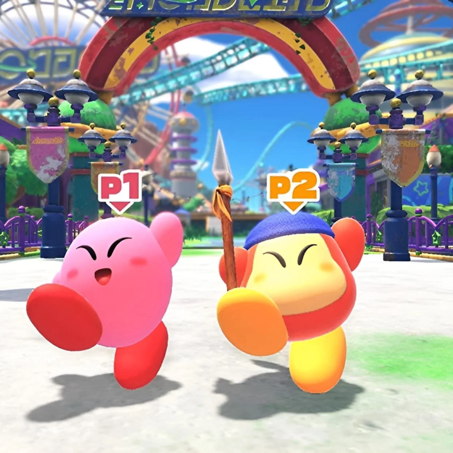Kirby and the Forgotten Land - Nintendo Switch Game (US Version) - Adventure Platformer for Kids & Adults - Perfect for Family Gaming & Single-Player Fun