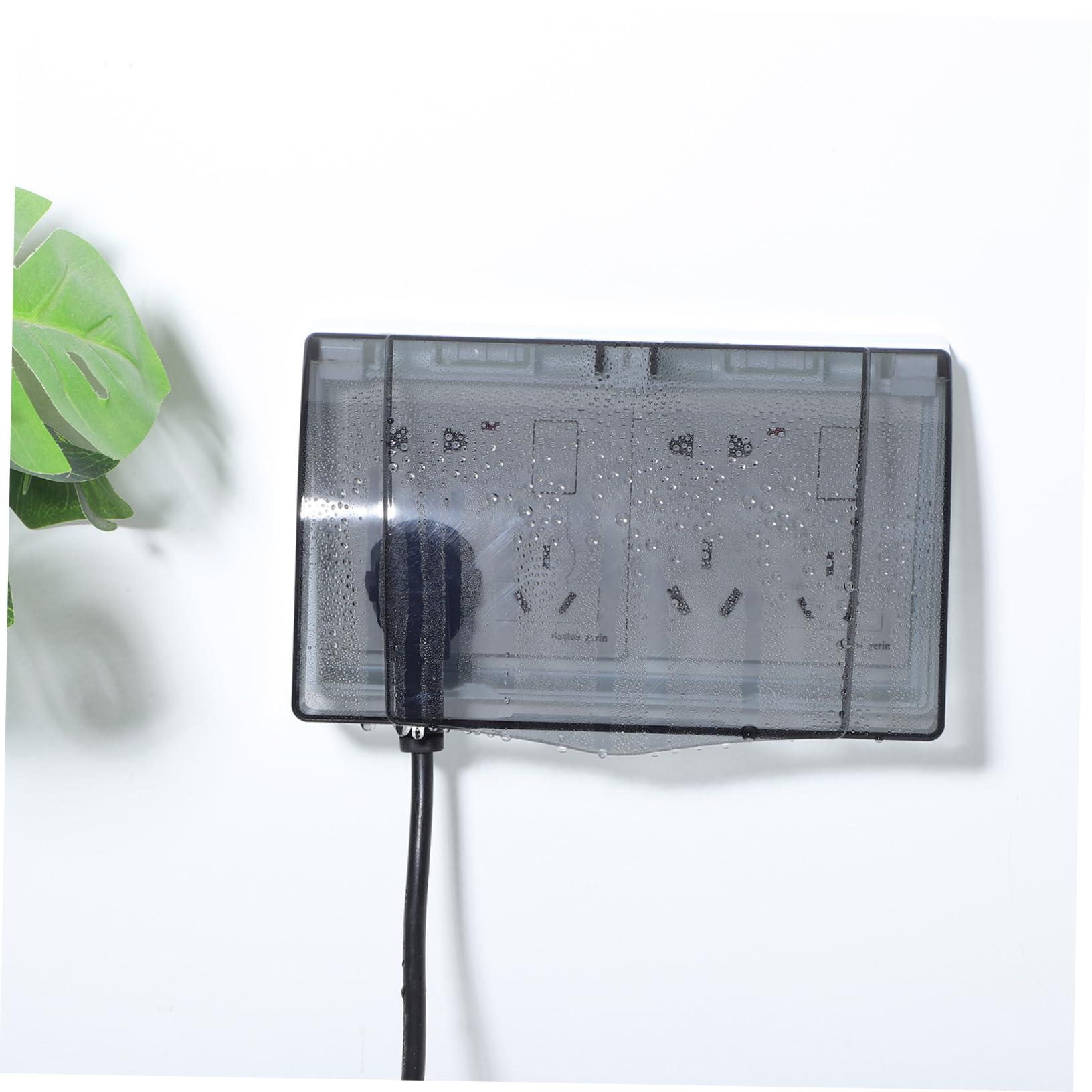 JECOMPRIS Waterproof Bathroom Outlet Cover - Childproof Electrical Socket Protector for Home Safety, Wall Receptacle Guard - Ideal for Bathrooms, Kitchens & Nursery Rooms