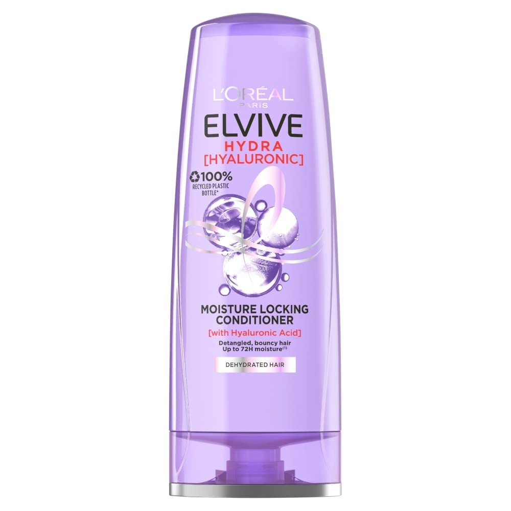 L'Oreal Elvive Hydra Moisturizing Conditioner for Dry Hair - 10.1oz (300ml) - Deep Hydration & Repair - Perfect for Daily Hair Care & Salon-Quality Results at Home