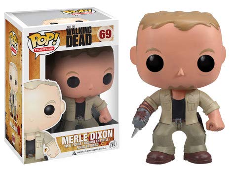 Funko POP! The Walking Dead Merle Dixon Vinyl Figure #69 - Collectible TV Show Merchandise for Fans | Perfect for Display, Gifts, and The Walking Dead Collections