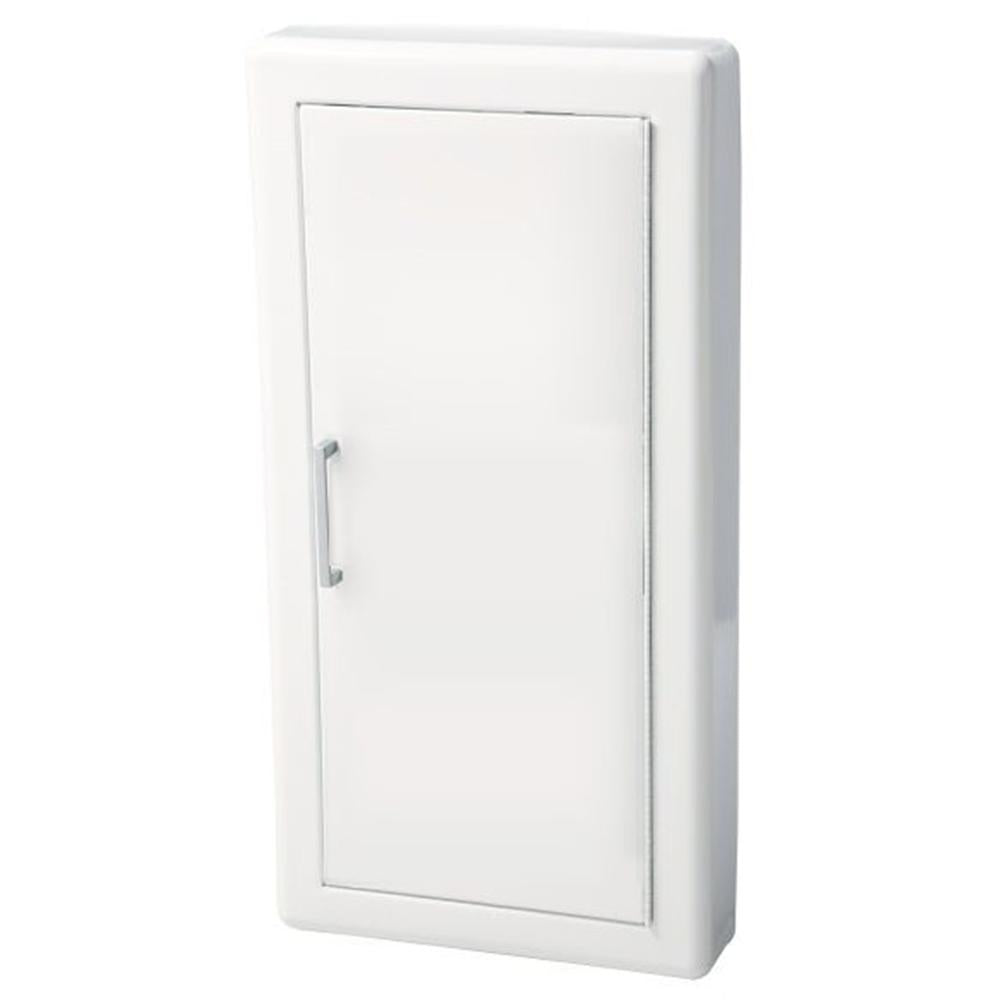 JL Industries 1017S21 Ambassador Fire Extinguisher Cabinet - Solid Steel Construction with Pull Handle - Ideal for Commercial Buildings, Warehouses & Home Safety Use