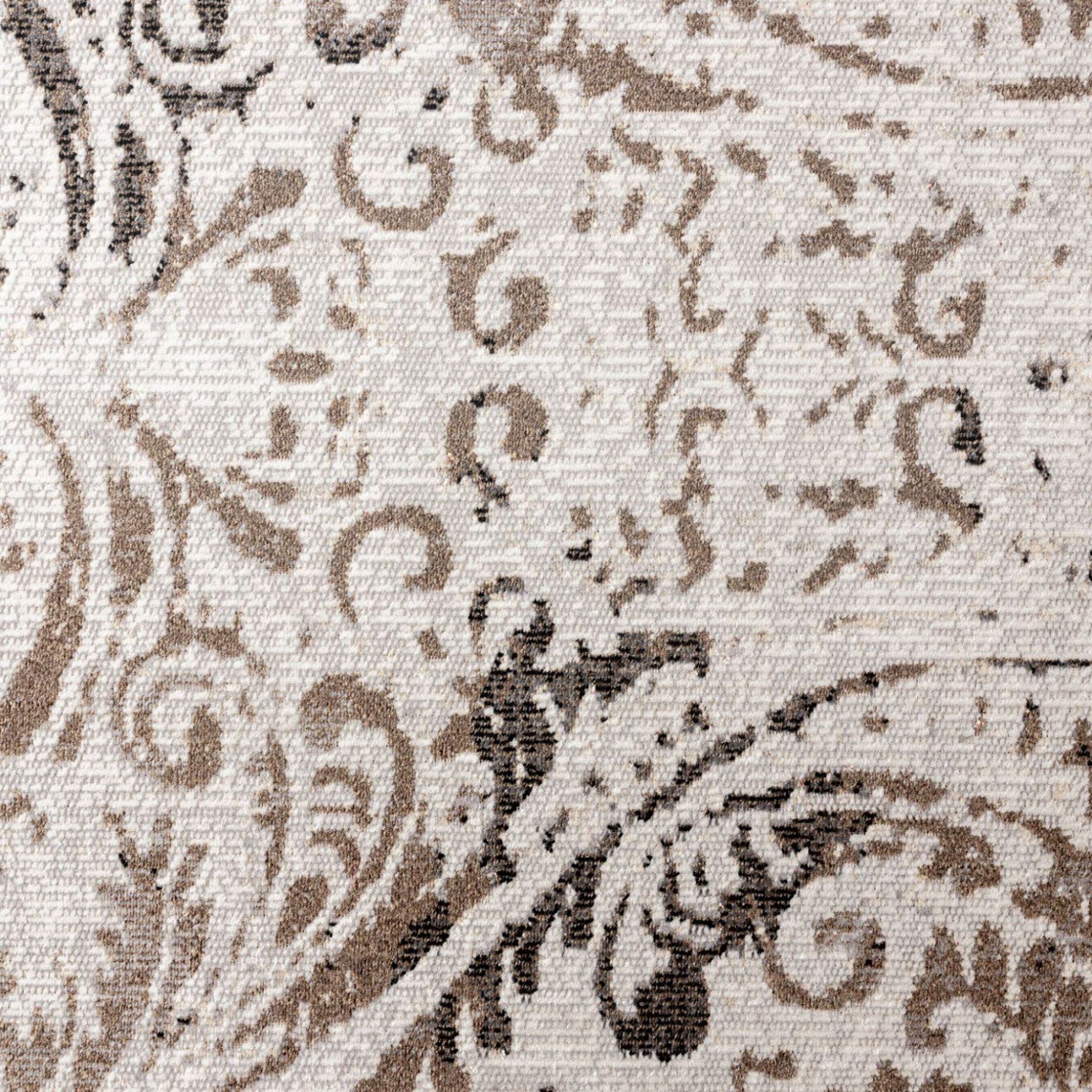 Nicole Miller New York Patio Sofia Juniper Indoor Outdoor Rug - Ivory Mustard 7'9