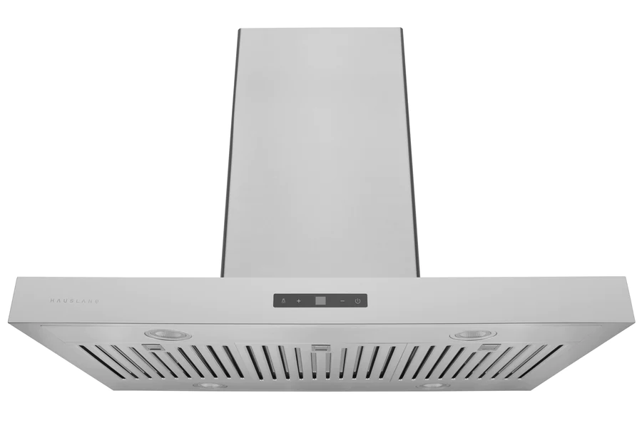 Hauslane Chef Series IS 700 1000 CFM Convertible Stainless Steel Island Range Hood - Powerful Kitchen Ventilation for Open Concept Homes & Commercial Kitchens
