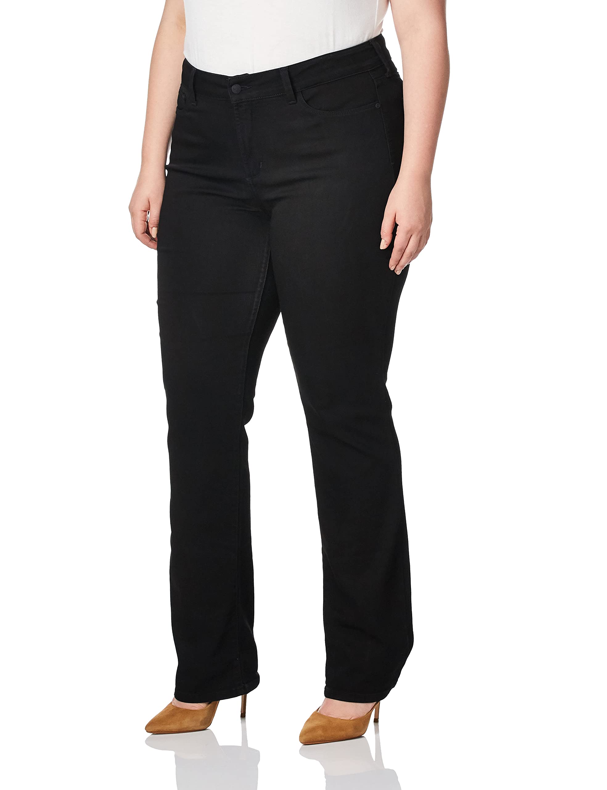 NYDJ Women's Marilyn Straight Leg Denim Jeans - Comfortable Stretch Fit for Everyday Wear, Work & Casual Outfits