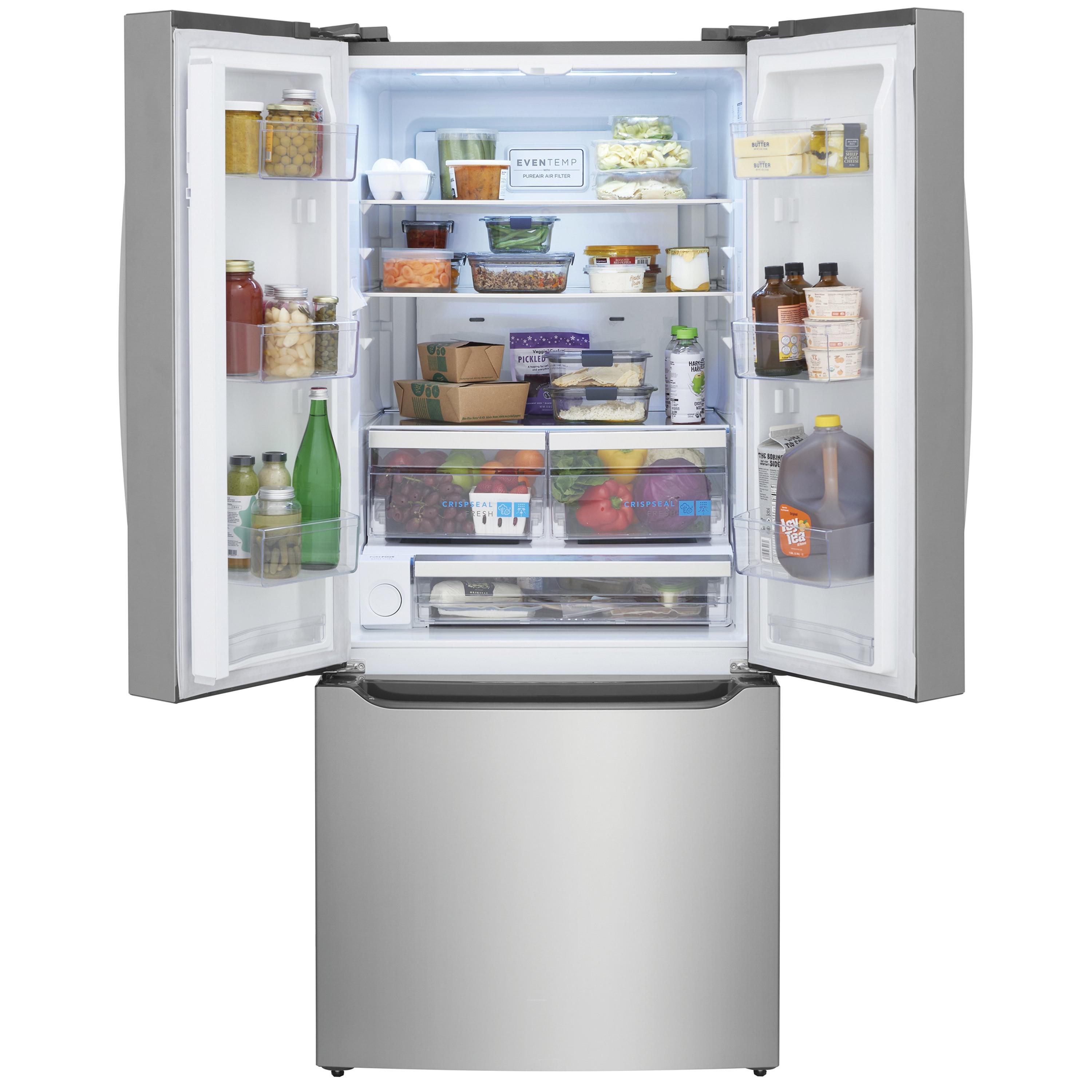 Frigidaire Gallery 30 Inch French Door Refrigerator with 20.0 cu ft Capacity - Open Box (GRFN2023AF) - Perfect for Modern Kitchens & Large Family Storage