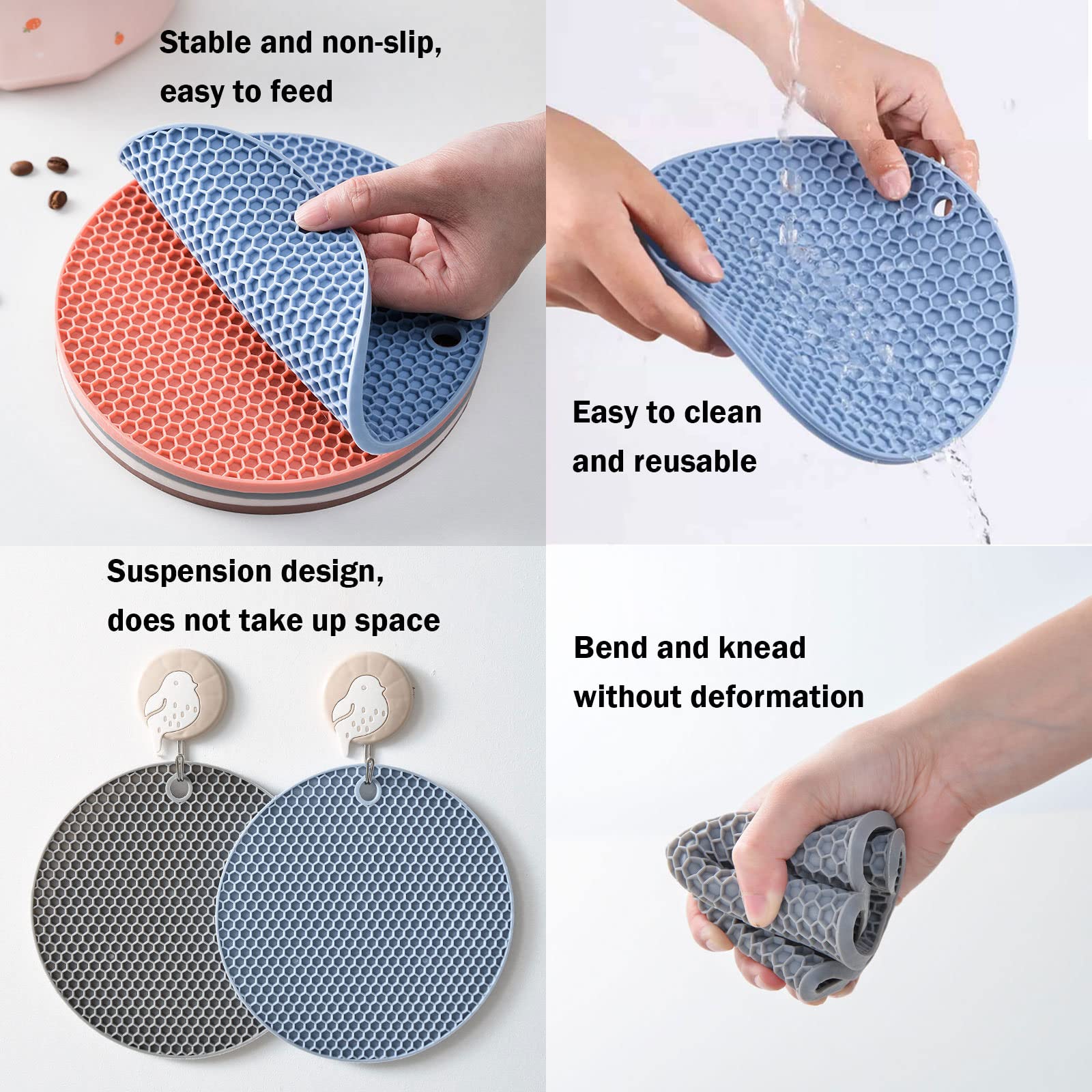 Premium Stainless Steel Cat Bowls for Wet & Dry Food - 2 Pack Medium Shallow Dishes with Non-Slip Mats, Whisker Fatigue Relief - Perfect for Kittens & Adult Cats at Home or Travel