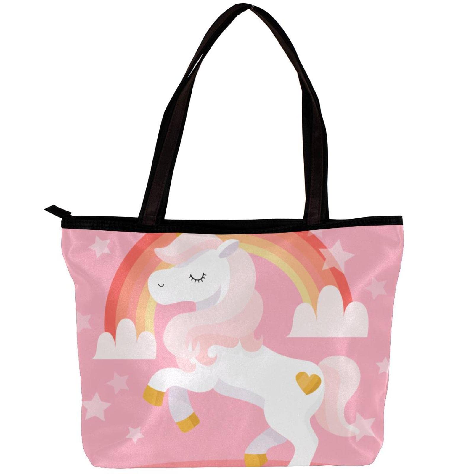 Stylish Women's Tote Shoulder Bag with Adorable Dragon Print & Inner Pocket - Perfect for Work, Travel, and Everyday Use