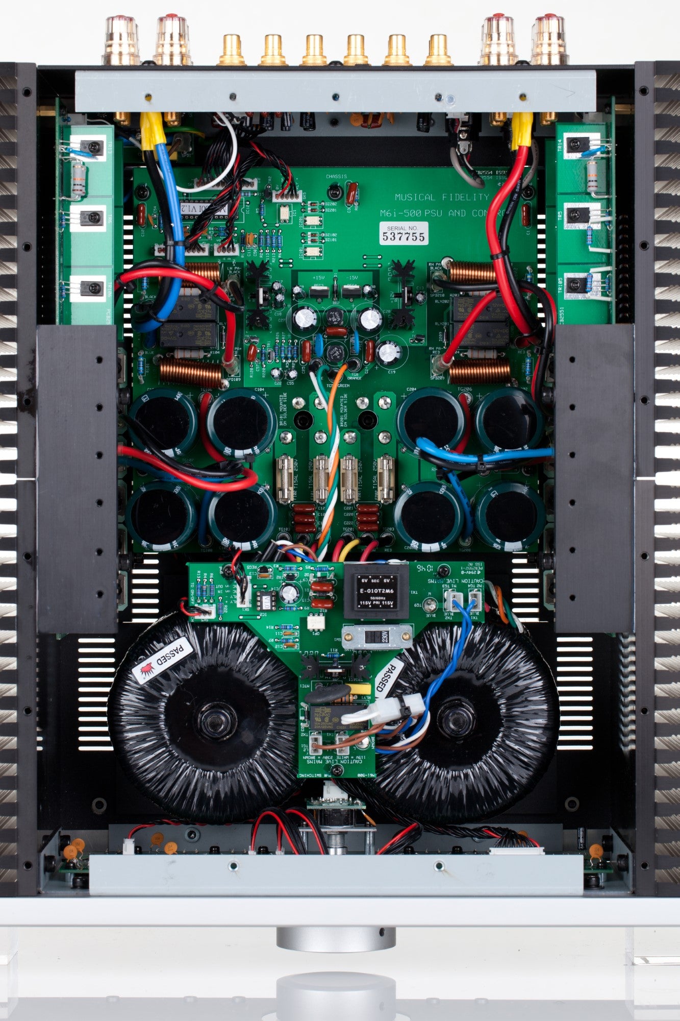 Musical Fidelity M6si500 High-End Integrated Stereo Amplifier - 500W Power for Home Audio & Hi-Fi Systems - Perfect for Home Theater & Music Listening Rooms