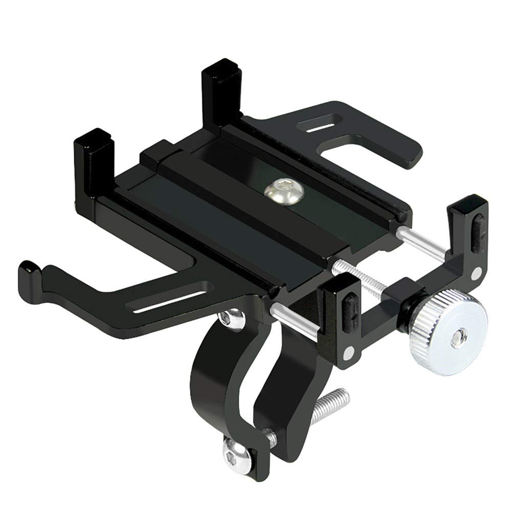 Bicycle Phone Holder Aluminum Alloy Adjustable Bike Mount for Cycling, Running, and Outdoor Activities