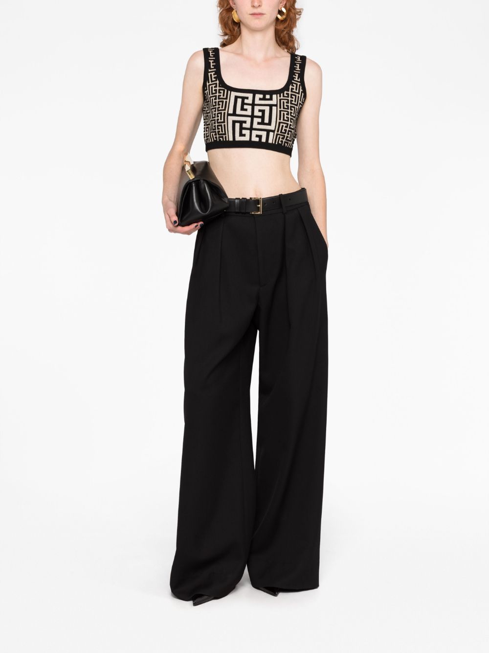 Balmain Black Women's Tops - Elegant & Stylish Blouse for Party, Dinner & Night Out