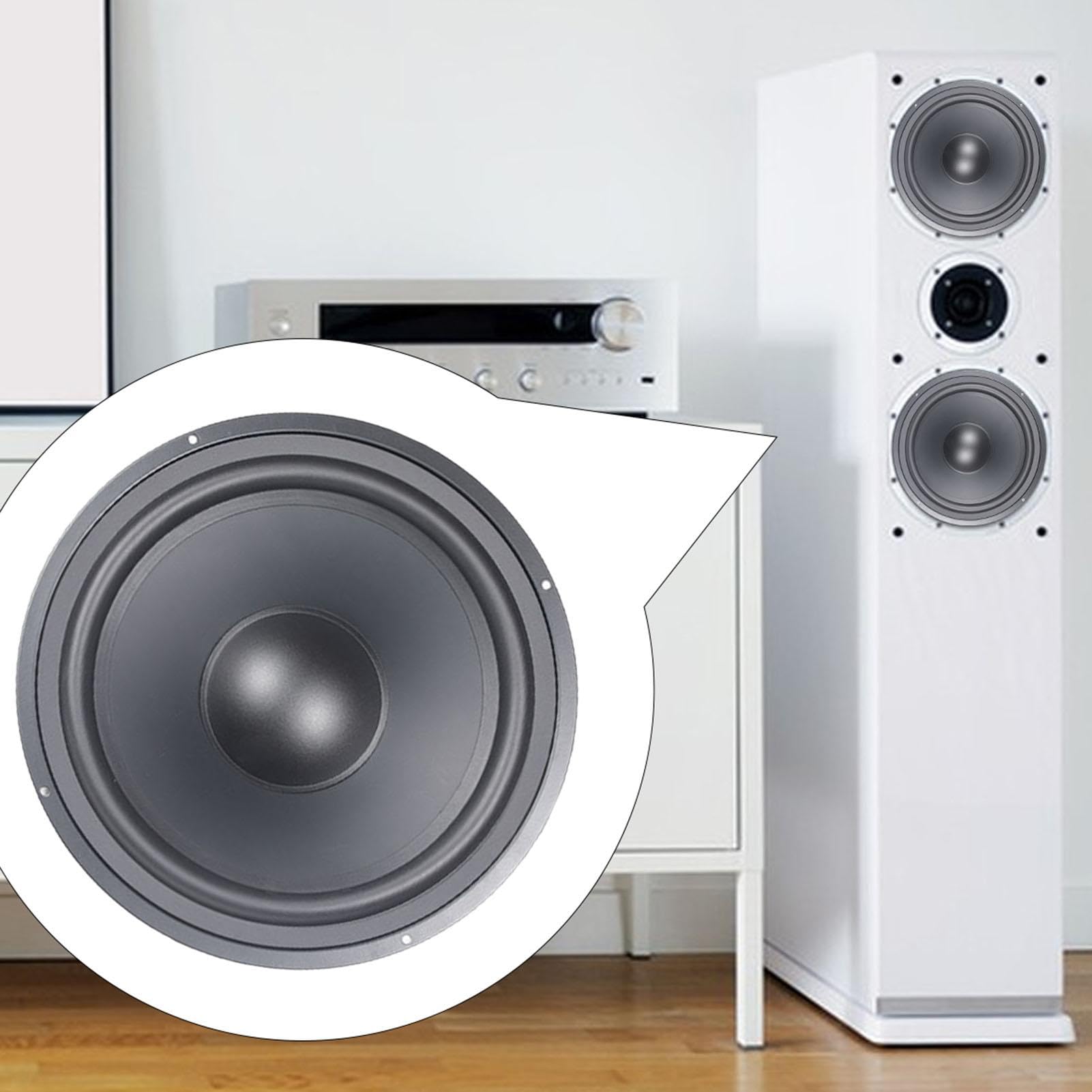3-12 Inch Woofer Passive Radiator Replacement Kit - Deep Bass Speaker Upgrade for Home Theater & Car Audio Systems | High Performance Passive Radiator for Enhanced Sound Quality & Immersive Audio Experience