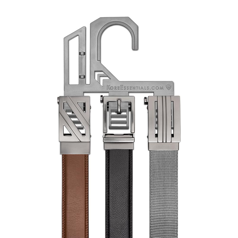 Premium EXPRESS BRASS BUCKLE Leather Belt for Men - 1.37