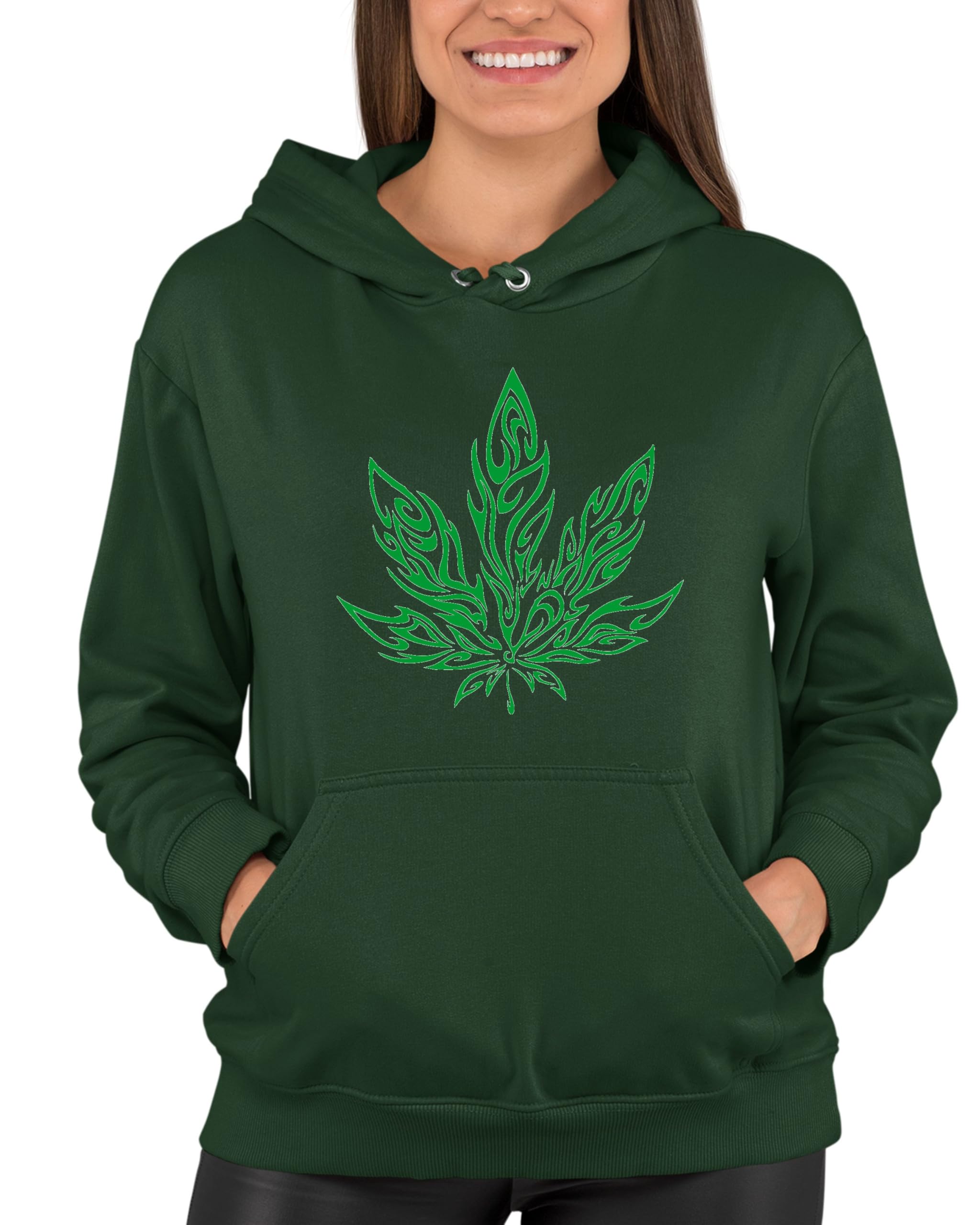 Psychedelic Pot Leaf 420 Hoodie for Men & Women - Unisex Cannabis Sweatshirt for Stoner Fashion & 420 Celebrations
