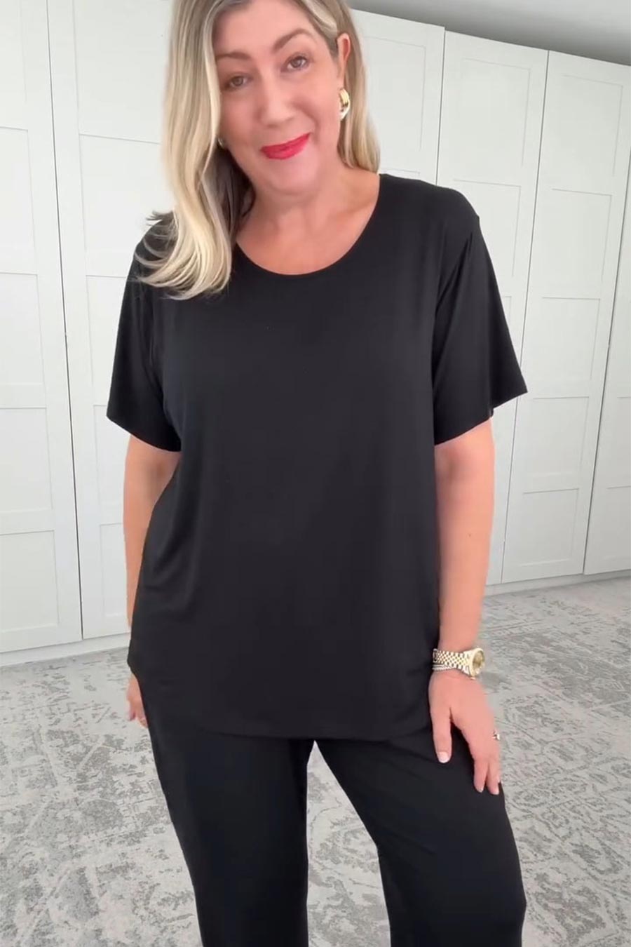 Classic Bamboo T-Shirt for Men & Women | Soft Eco-Friendly Black Cotton Tee | Casual Wear, Lounge & Everyday Outfits