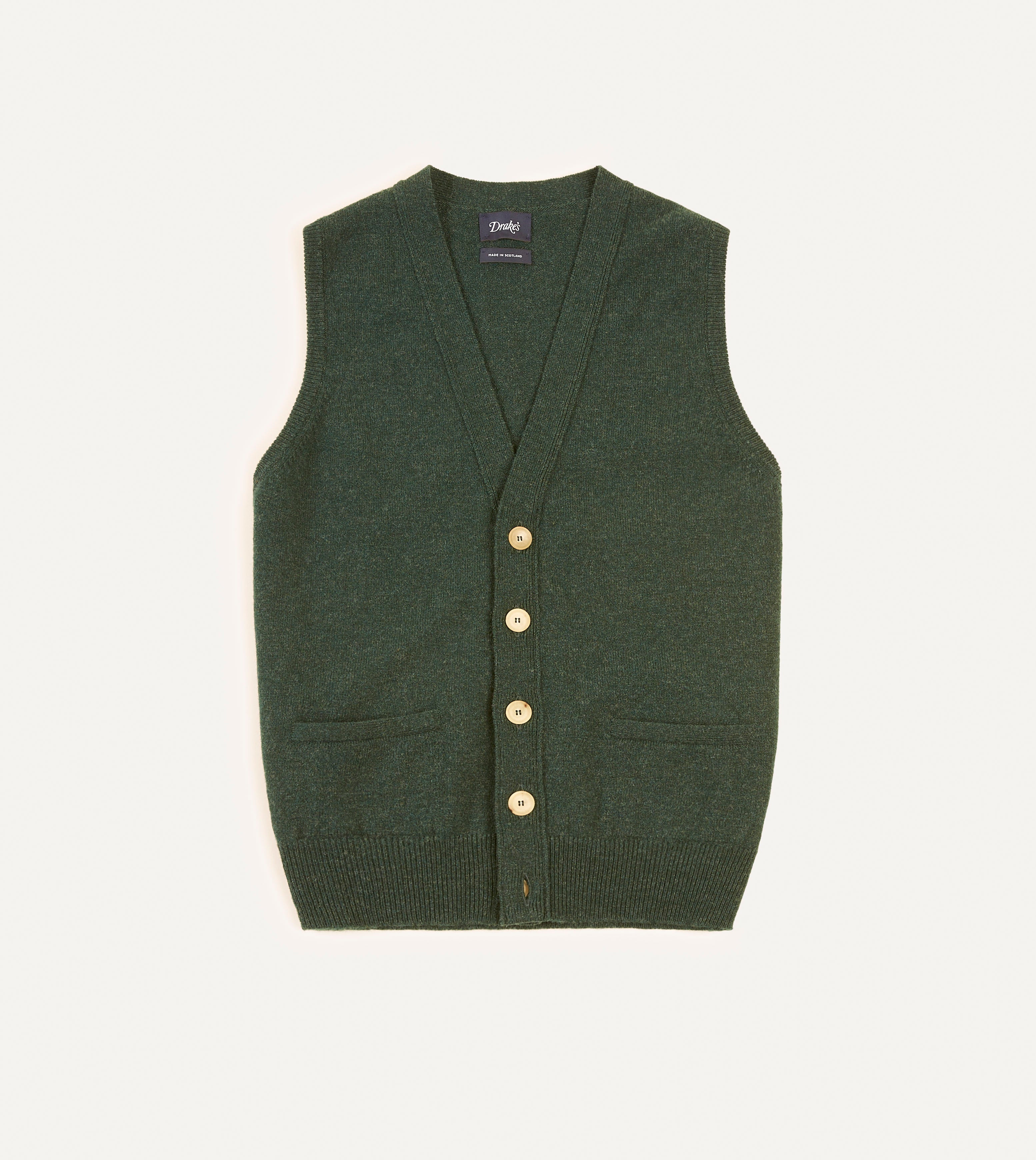 Soft Green Lambswool Sleeveless Cardigan for Women - Cozy Lightweight Open Front Sweater for Fall & Winter - Perfect for Layering, Office Wear, and Casual Outfits