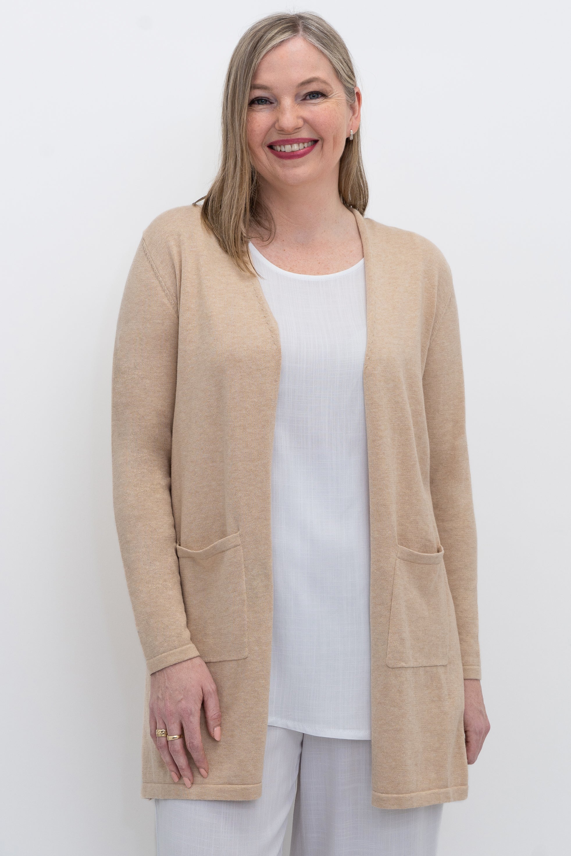 Justine Women's Natural Cotton Sweater - Soft & Comfortable Knit Pullover for Casual Wear & Layering