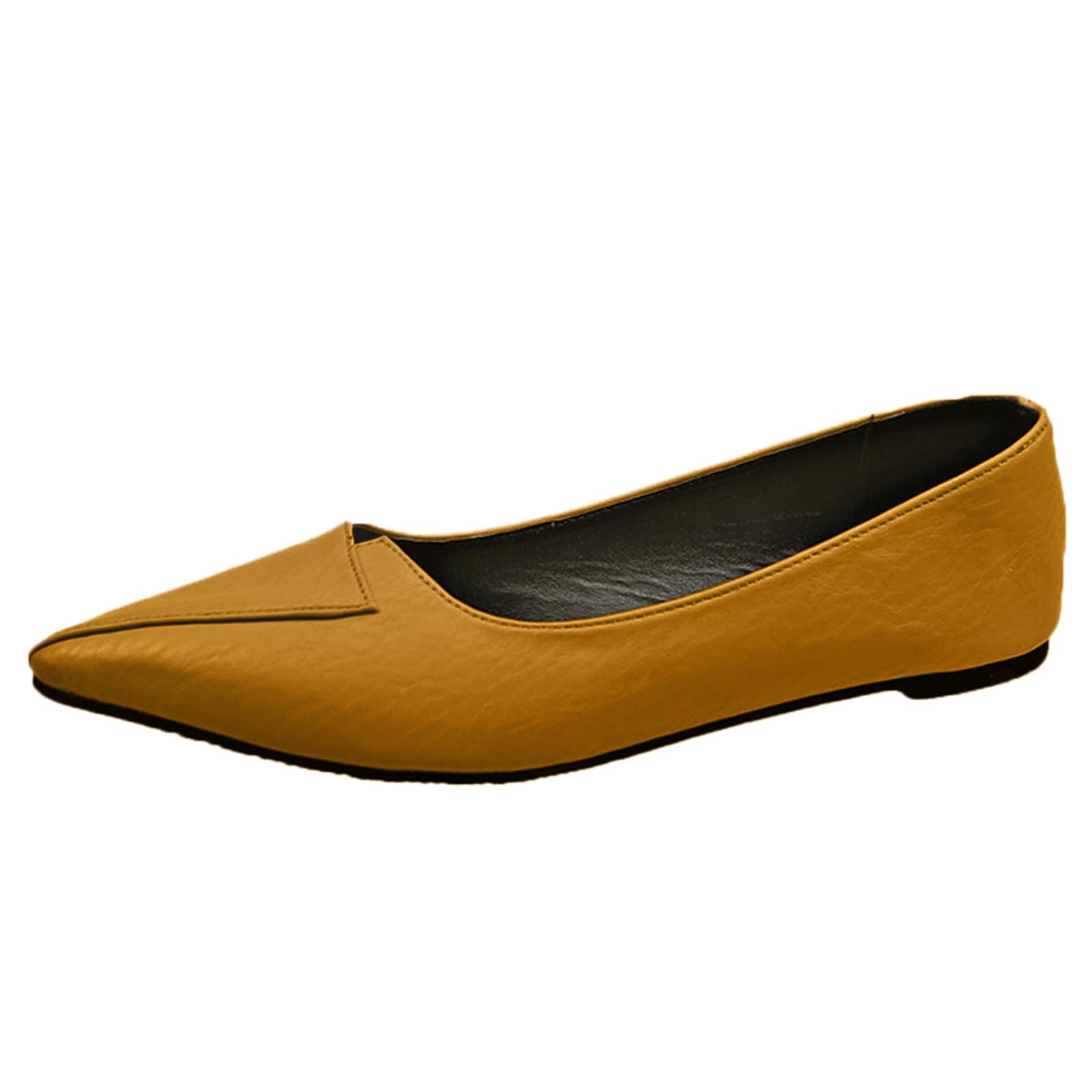 Women's Pointed Toe Ballet Flats - Slip On Comfortable Flat Shoes for Women | Casual & Office Wear | Perfect for Work, Travel & Everyday Use