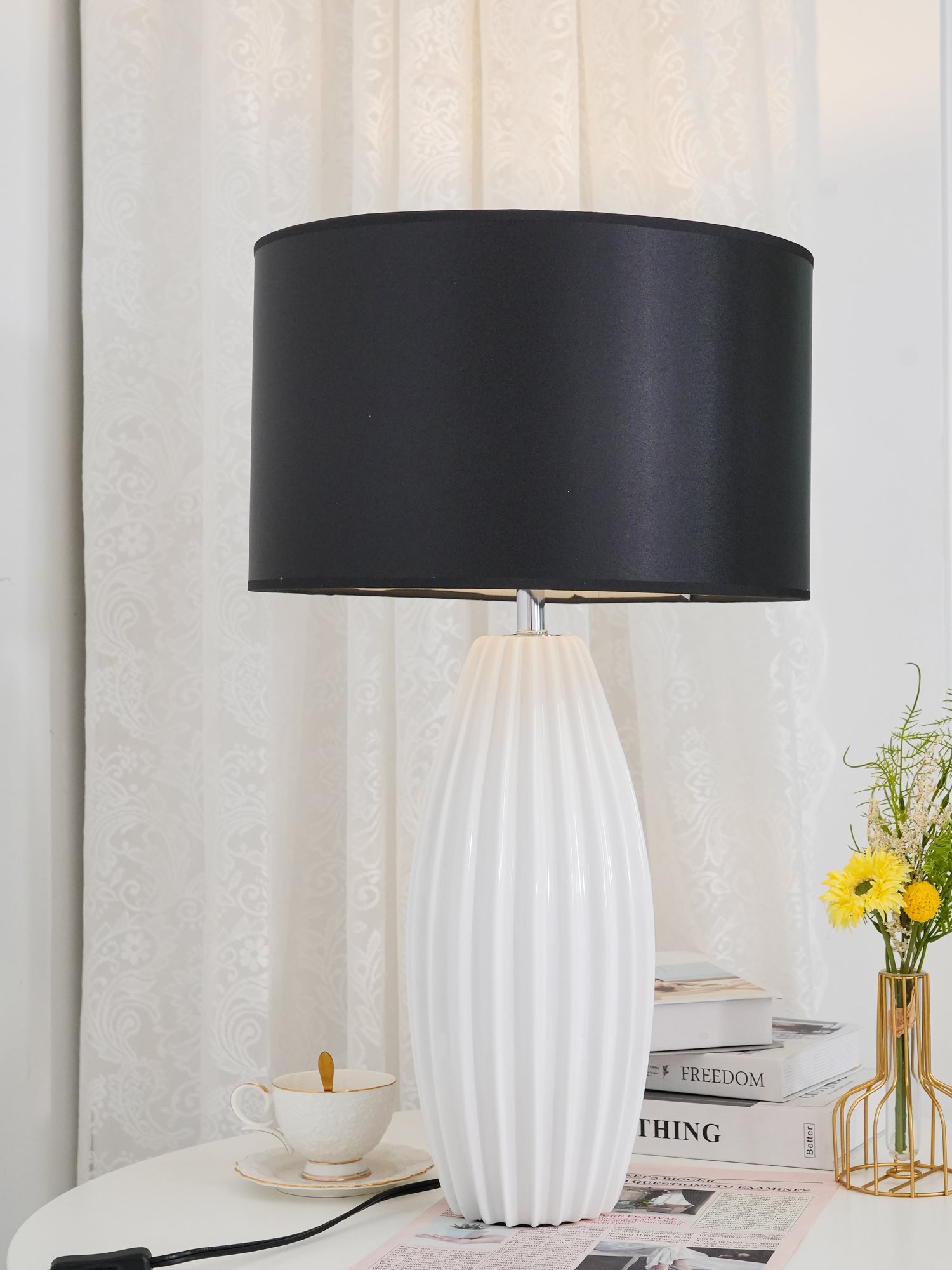 Galileo Table Lamp - Modern LED Desk Light for Home Office, Bedroom & Study - Adjustable Brightness & Warm White Light for Reading & Working