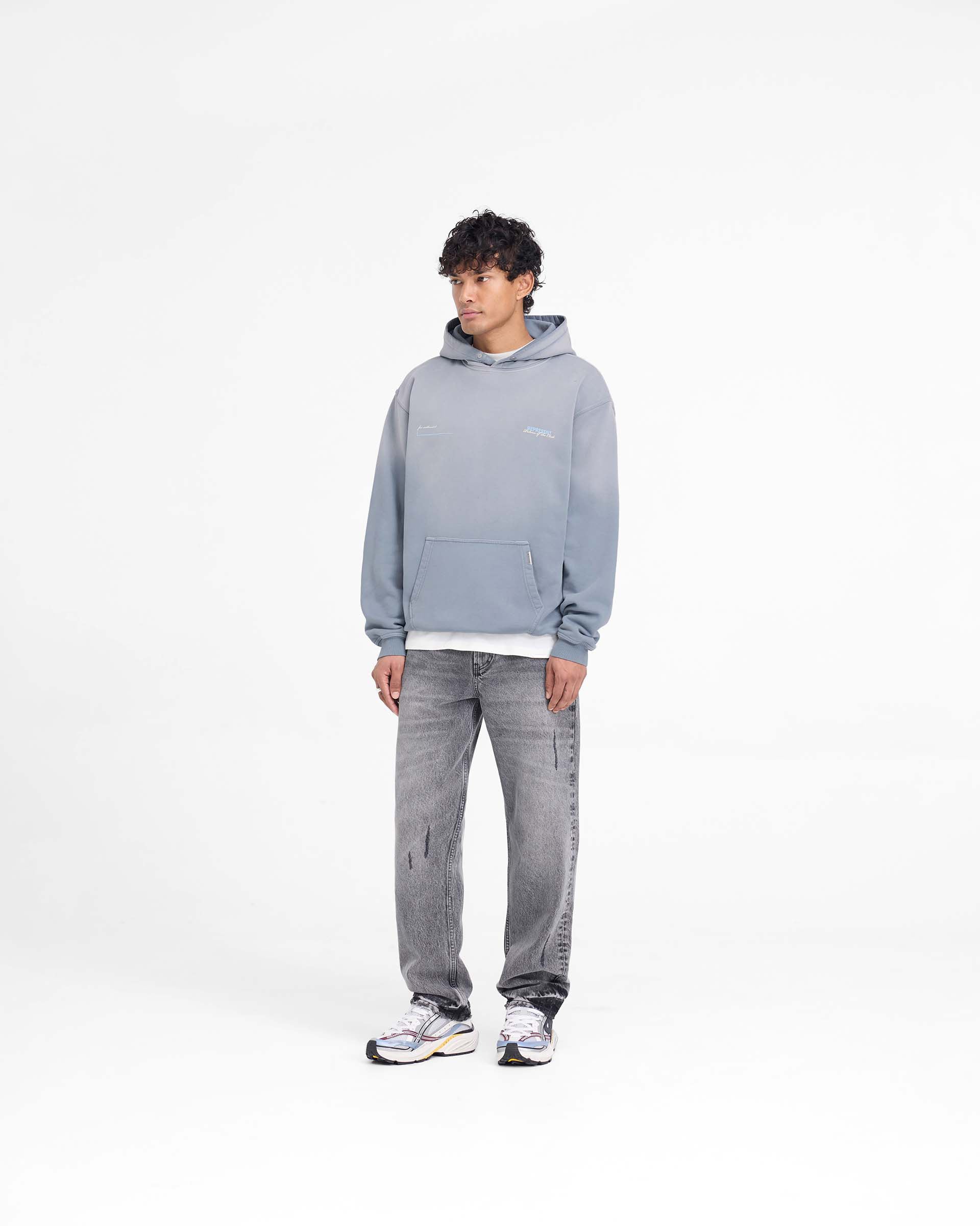 Patron Of The Club Hoodie - Premium Washed Grey Cotton Pullover for Men & Women | Perfect for Streetwear, Casual Outfits & Lounge Wear